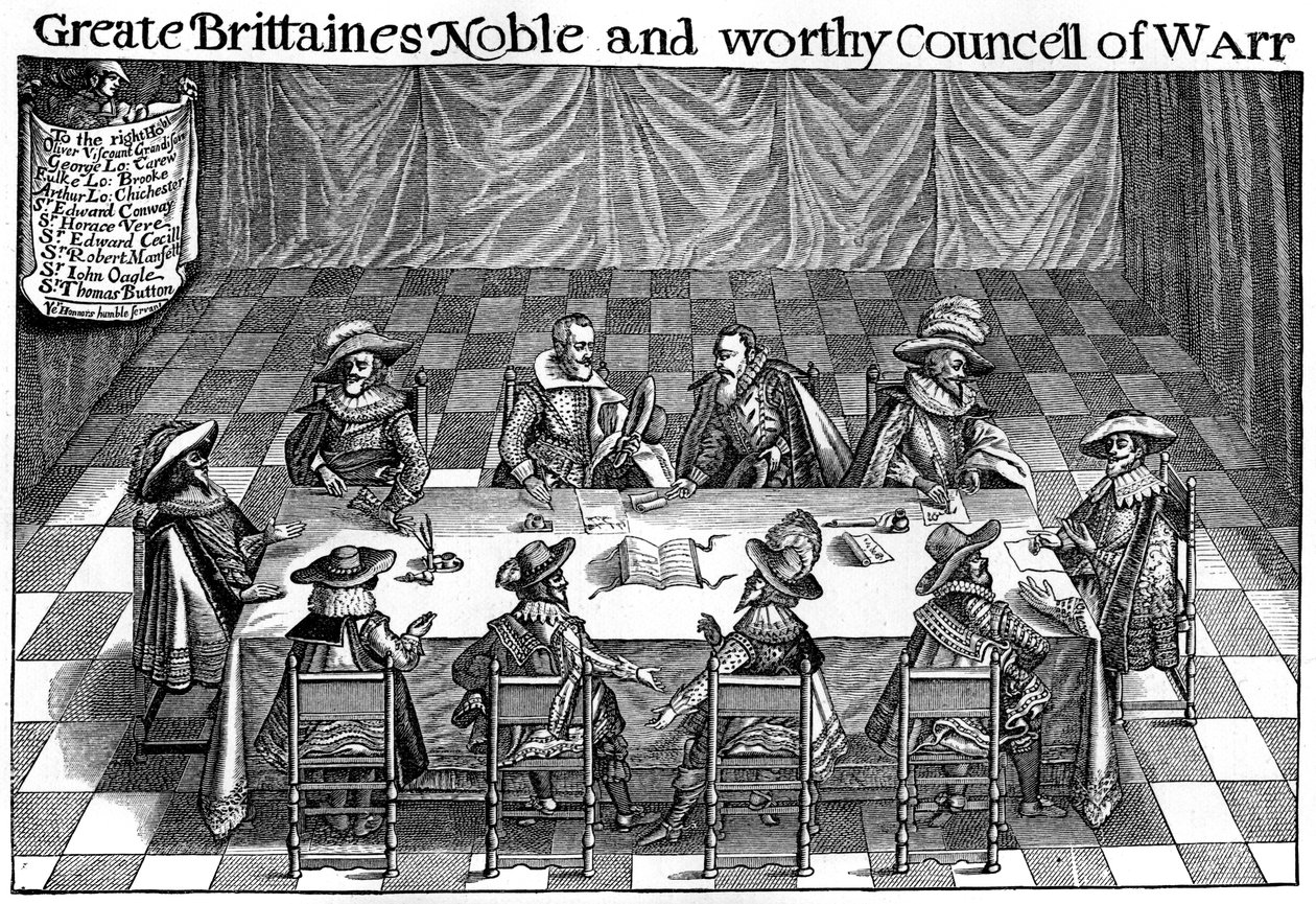 A haditanács, 1623-1624, 1893 alkotó: Unbekannt