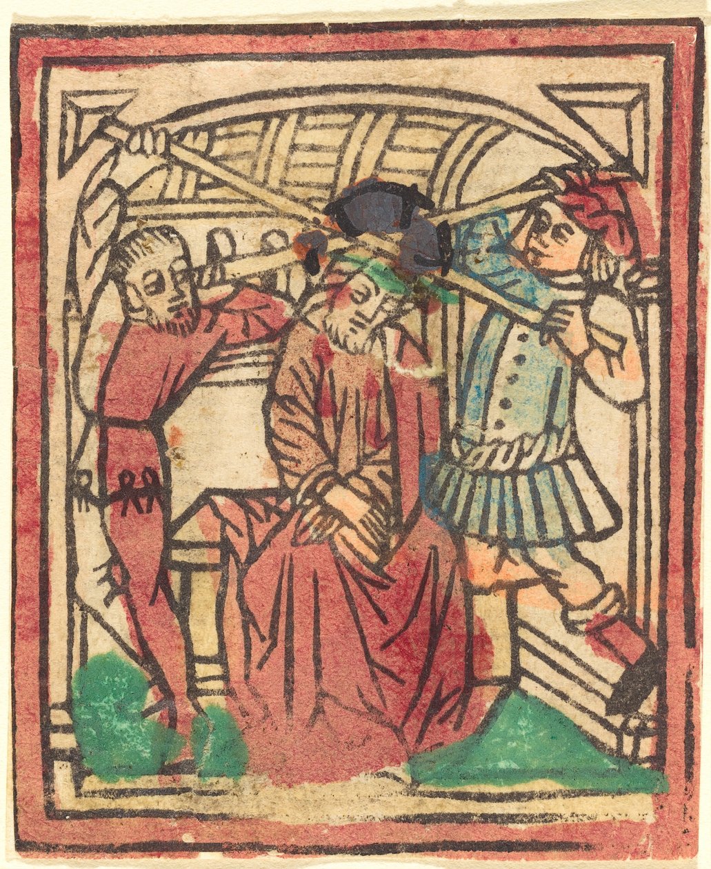 A töviskoronázás, 1440. alkotó: Unbekannt