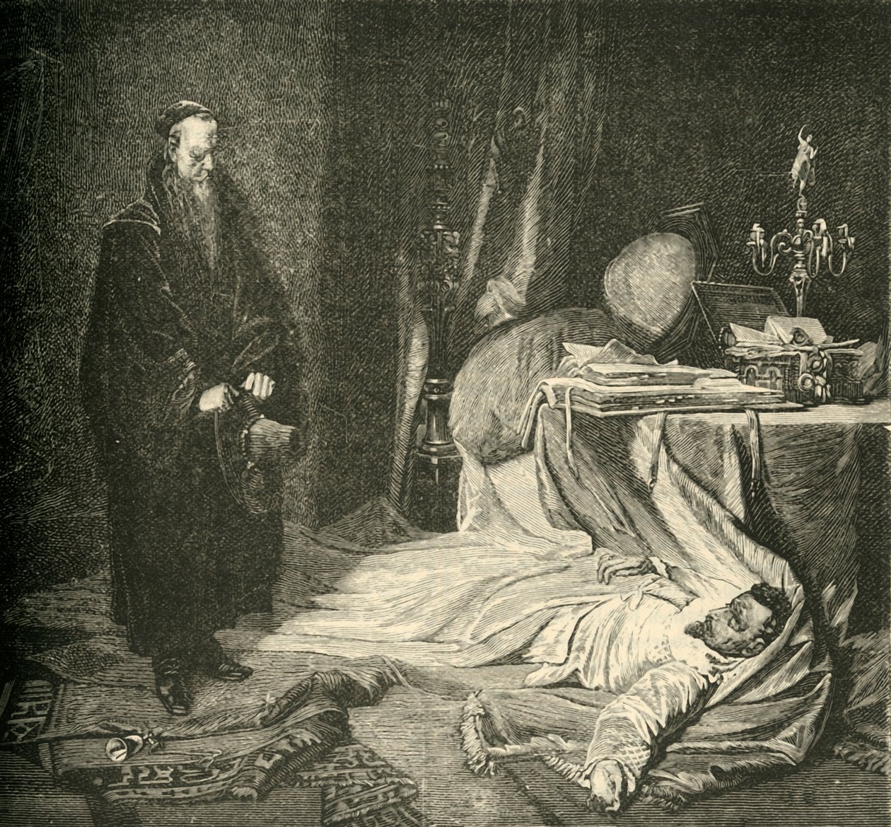 Wallenstein halála, 1634, 1890. alkotó: Unbekannt