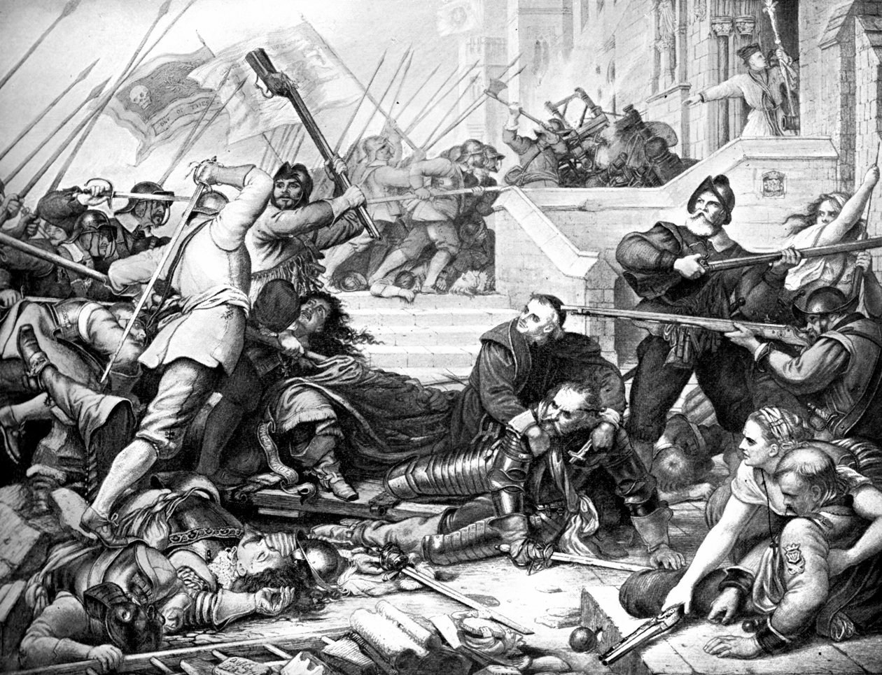 Bázisház védelme, 1640-es évek, XIX alkotó: Unbekannt
