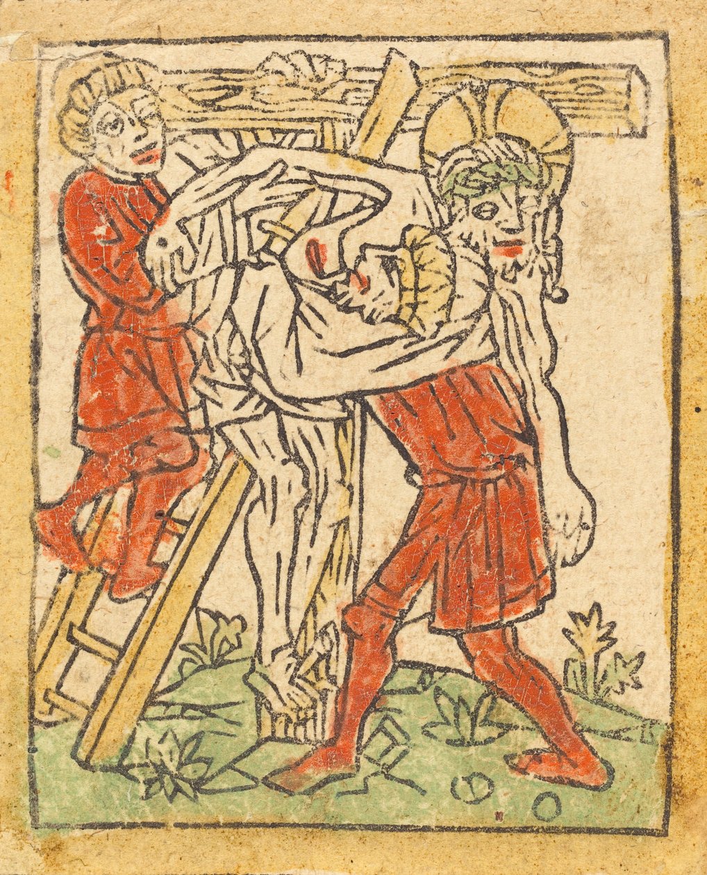 A lerakódás, c. 1475. alkotó: Unbekannt