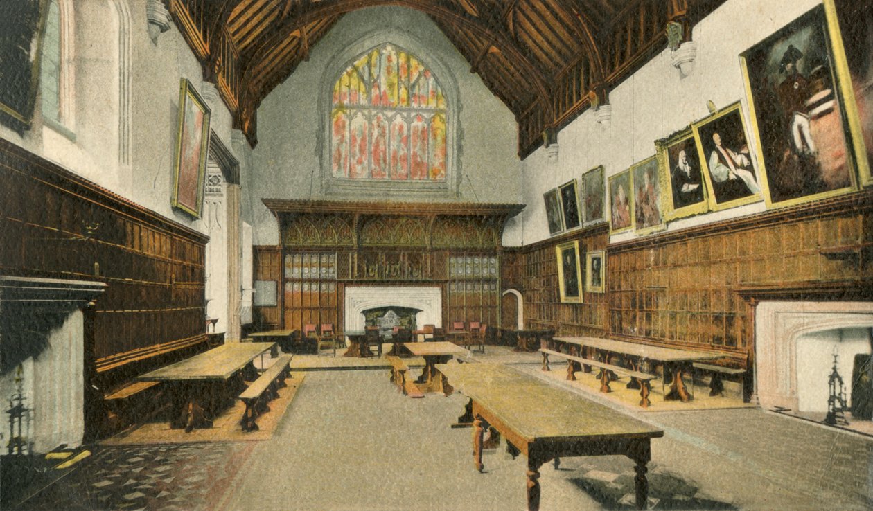 The Dining Room, Eton College, 1910. alkotó: Unbekannt