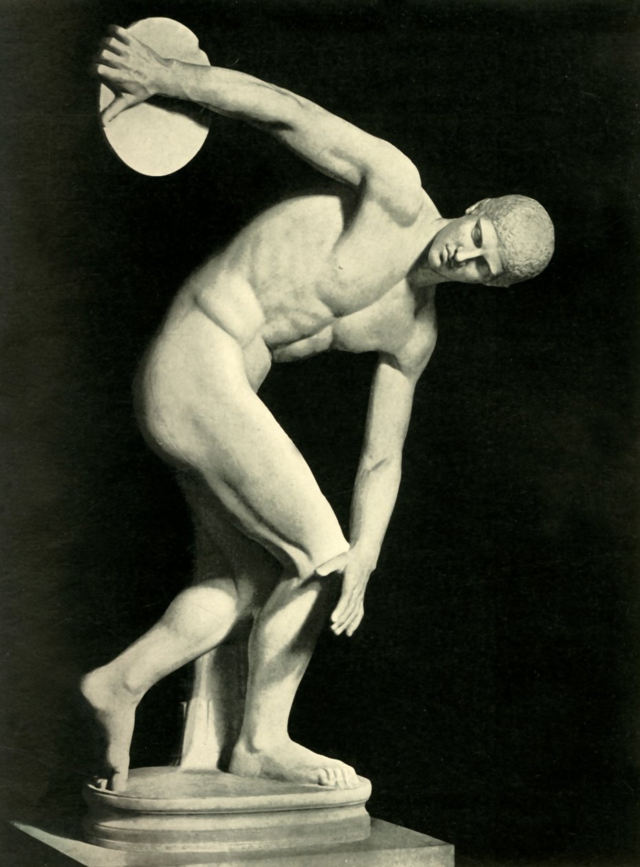 Myron diszkobolusa, 1908. alkotó: Unbekannt