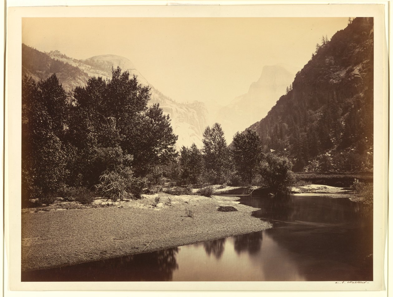 A kupolák a völgyből, Yosemite alkotó: Unbekannt