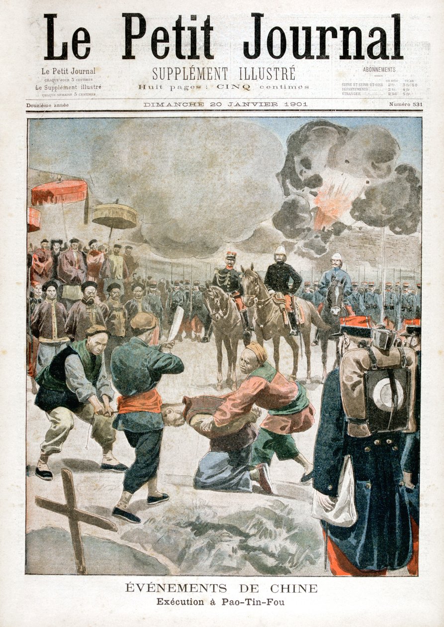 Pao-Tin-Fou kivégzése, 1901 alkotó: Unbekannt