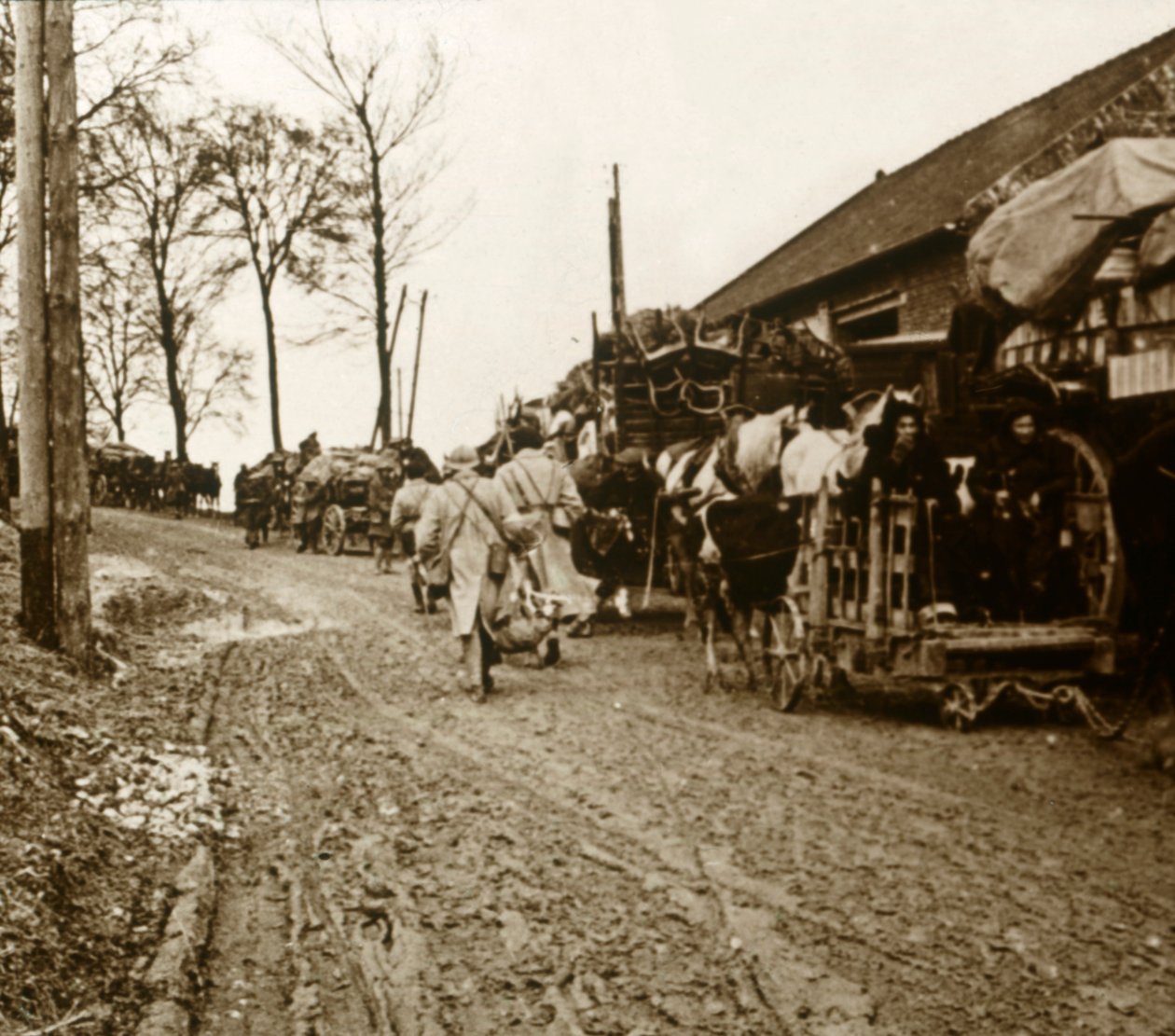The Exodus, c1914-c1918 alkotó: Unbekannt