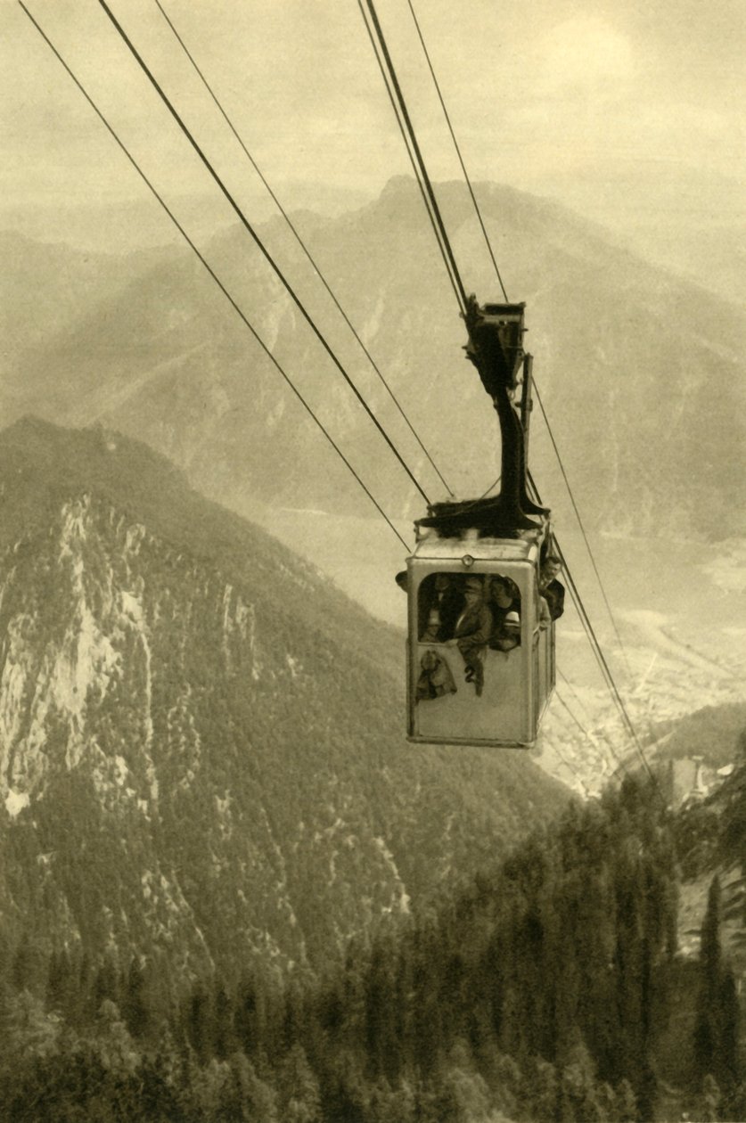 A Feuerkogel felvonó, Felső-Ausztria, 1935. alkotó: Unbekannt