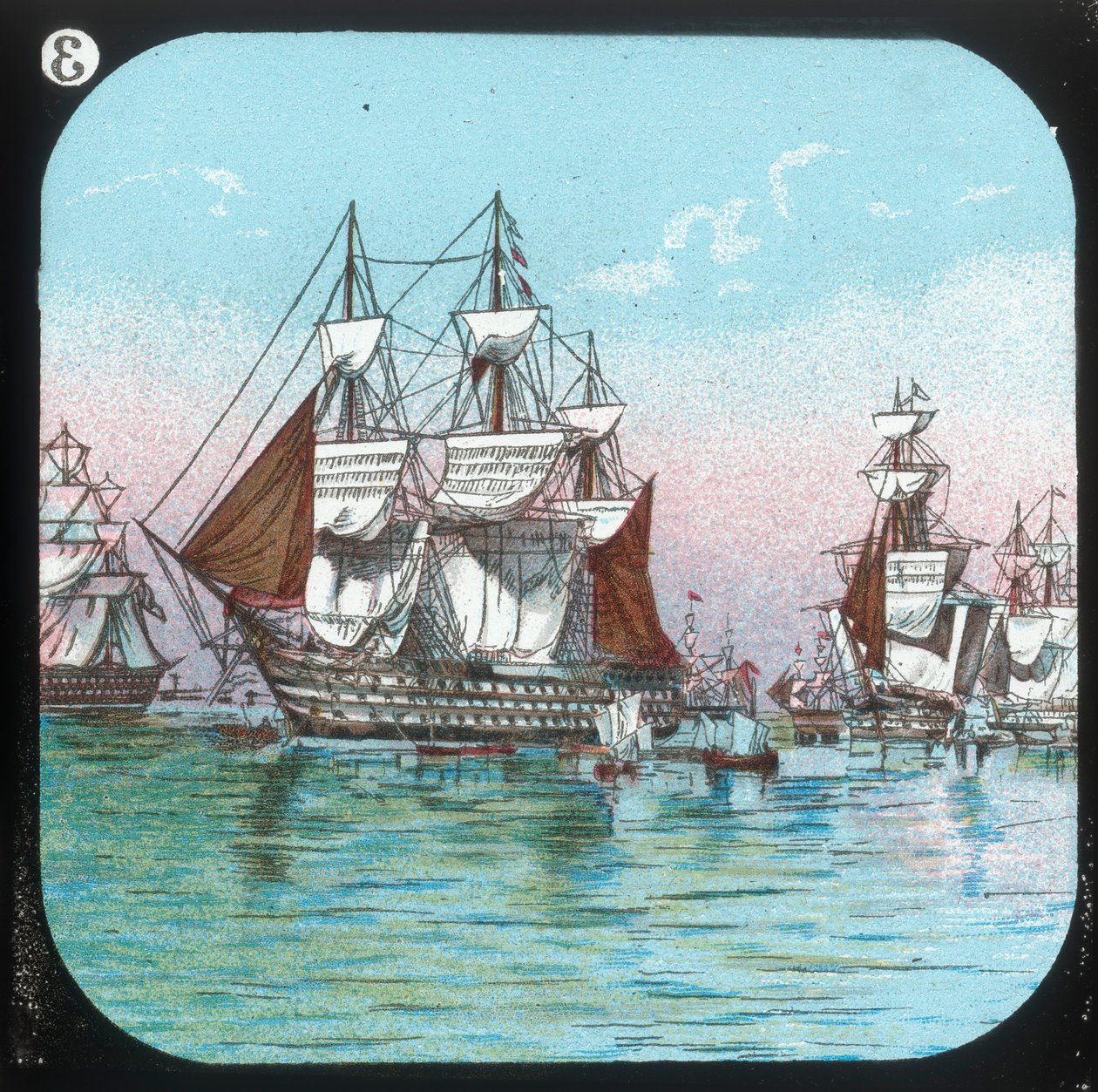 The Flotta at Spithead, 1853, c1900. alkotó: Unbekannt