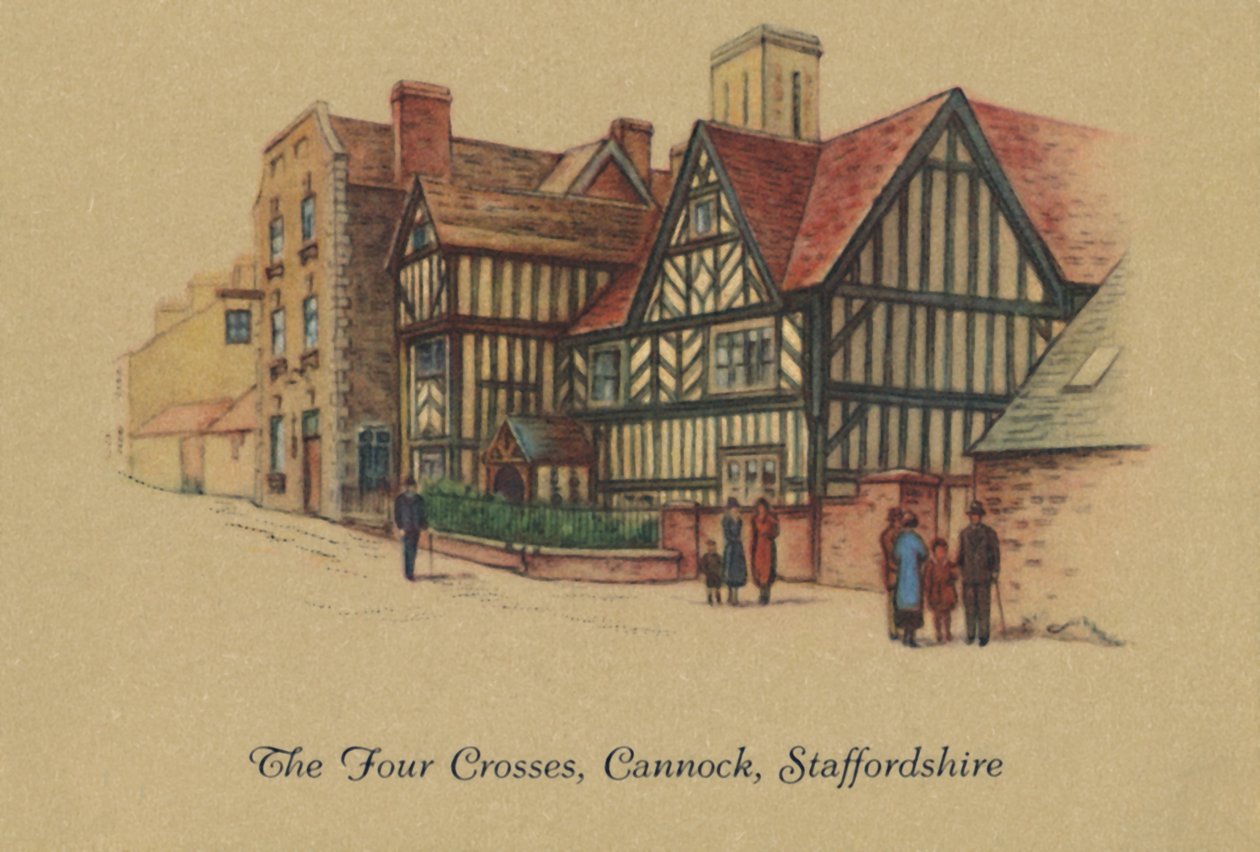 The Four Crosses, Cannock, Staffordshire, 1939 alkotó: Unbekannt