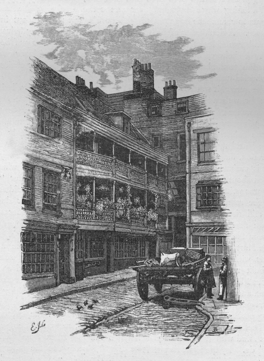 A George Inn, Borough, 1890 alkotó: Unbekannt