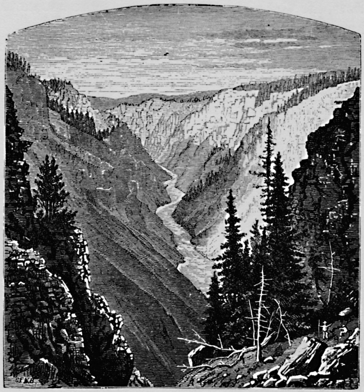 A Grand Cañon, 1883 alkotó: Unbekannt