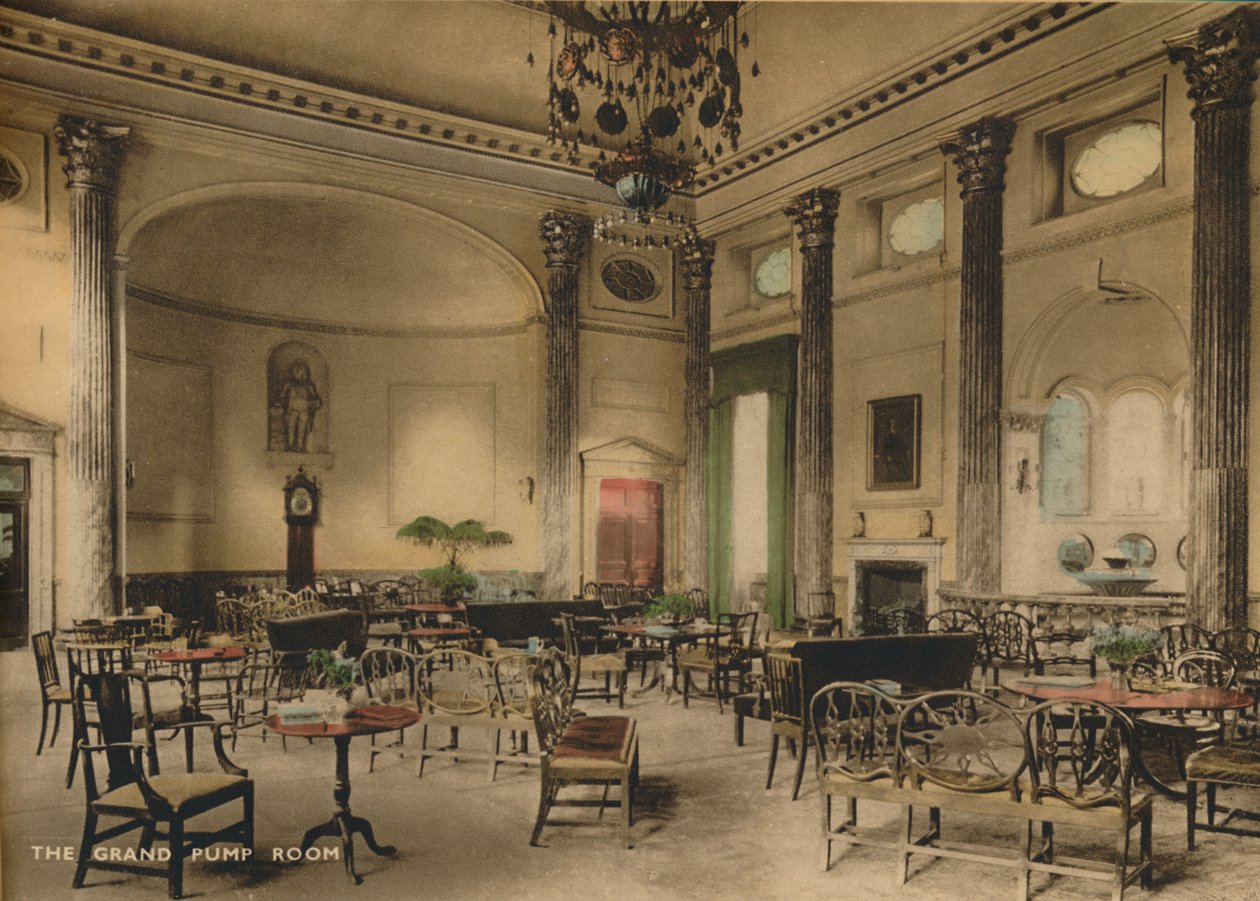The Grand Pump Room, Bath, Somerset, 1925 alkotó: Unbekannt