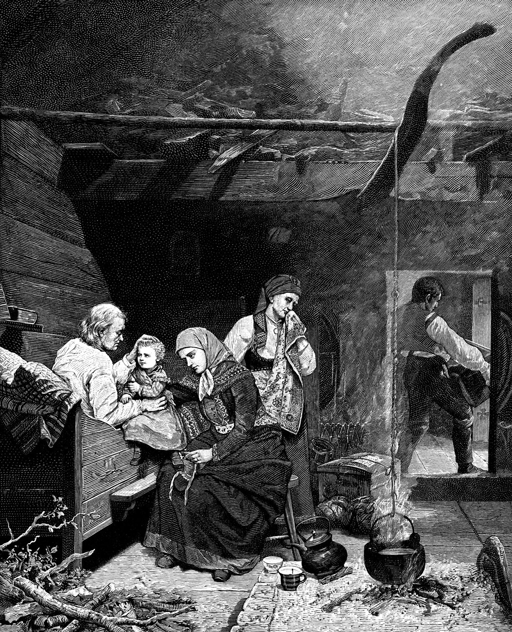 A nagyapák áldása, 19. század közepe, 1882 alkotó: Unbekannt
