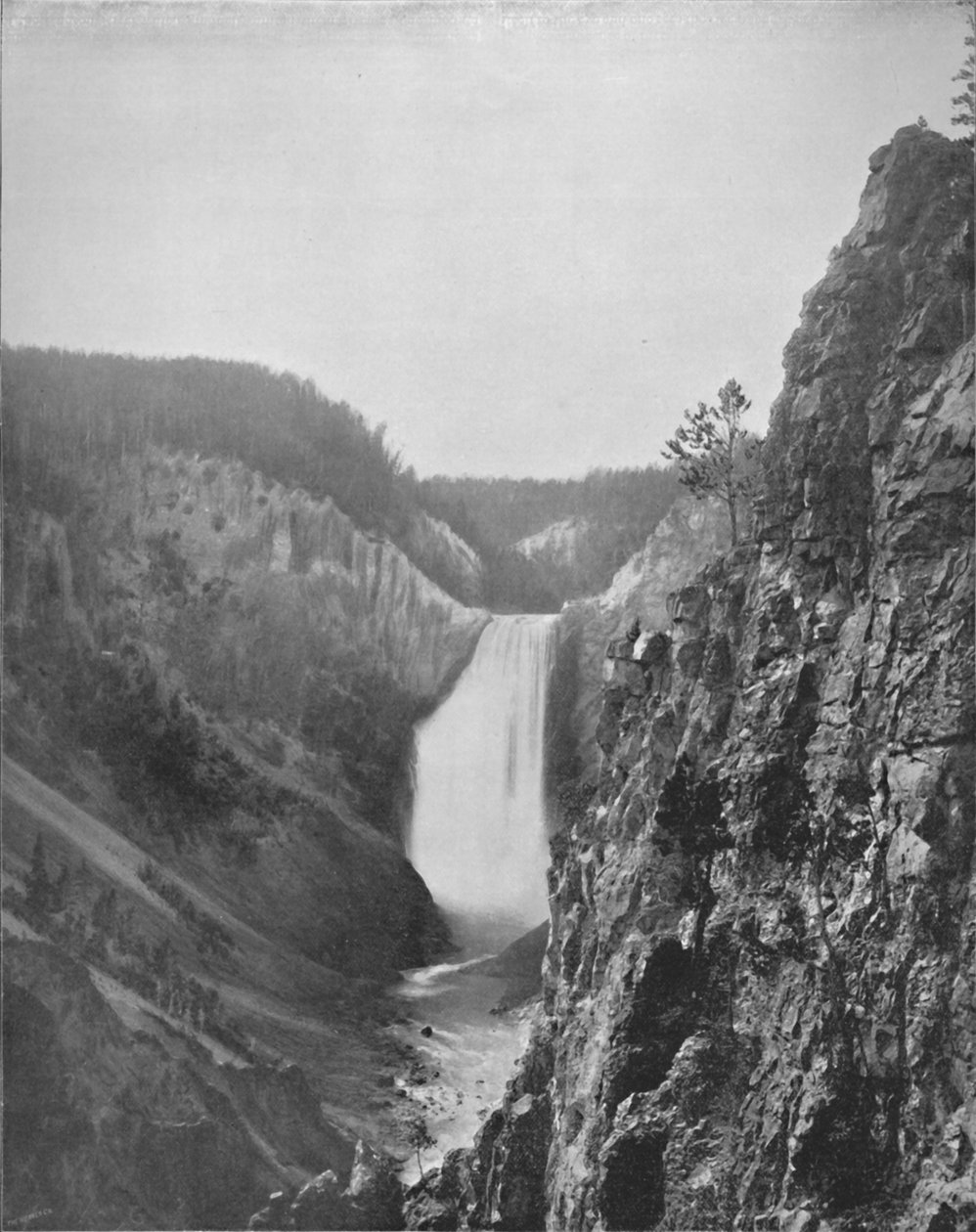 The Great Falls of the Yellowstone, 19. század alkotó: Unbekannt