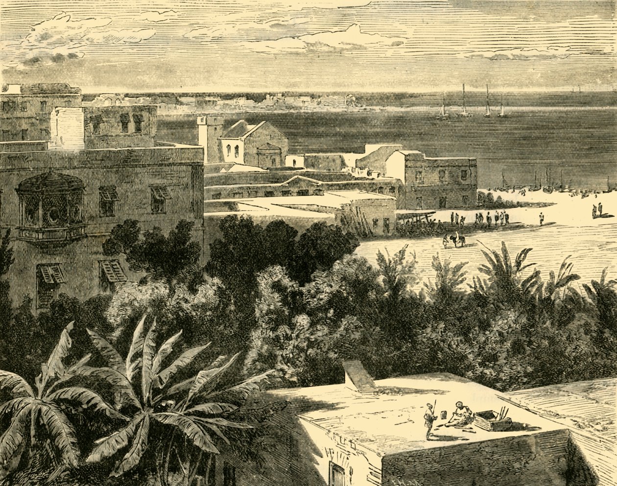 Alexandriai Nagy Kikötő, 1890. alkotó: Unbekannt