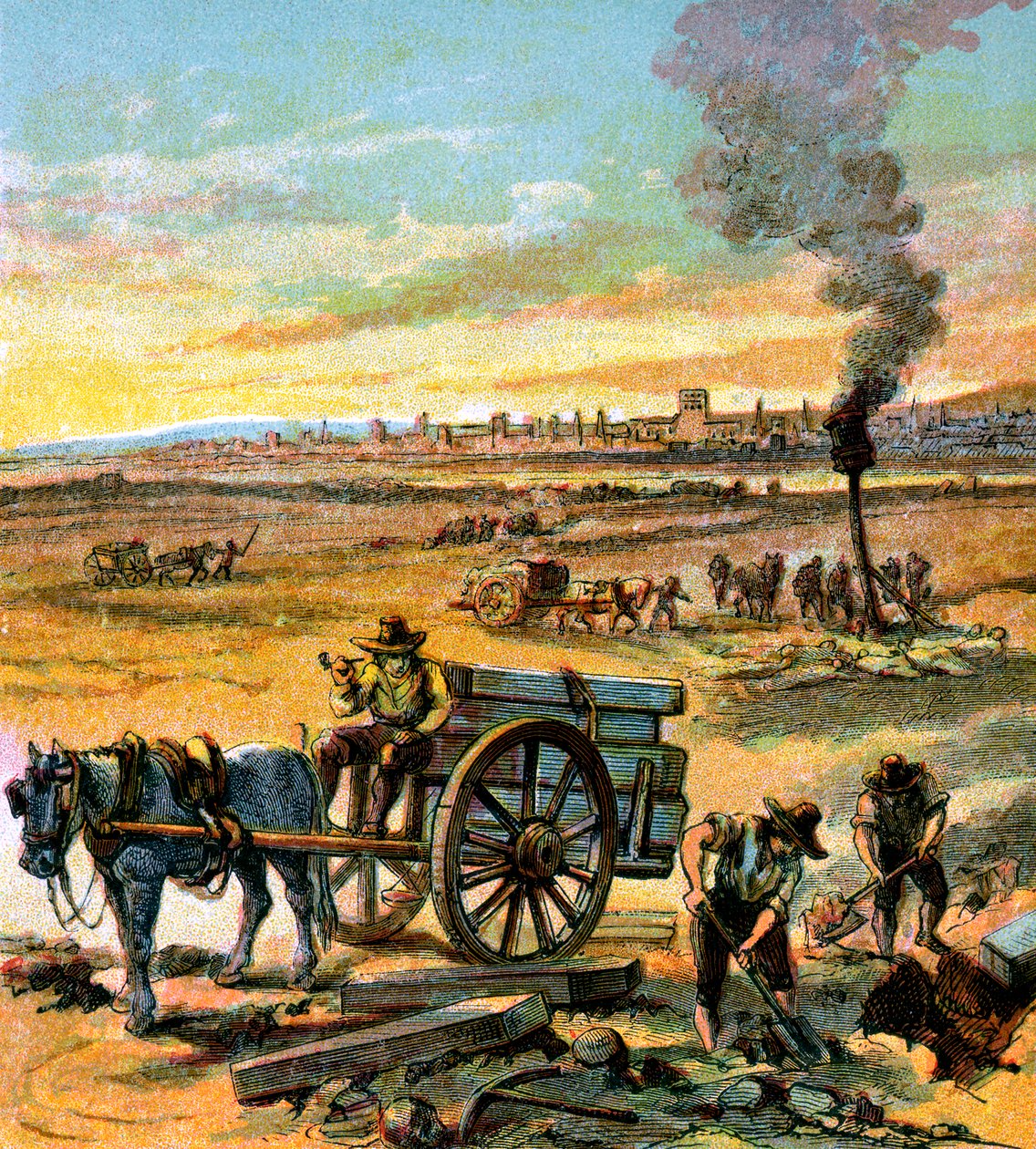 Az 1665-ös nagy pestisjárvány, 1850 körül alkotó: Unbekannt