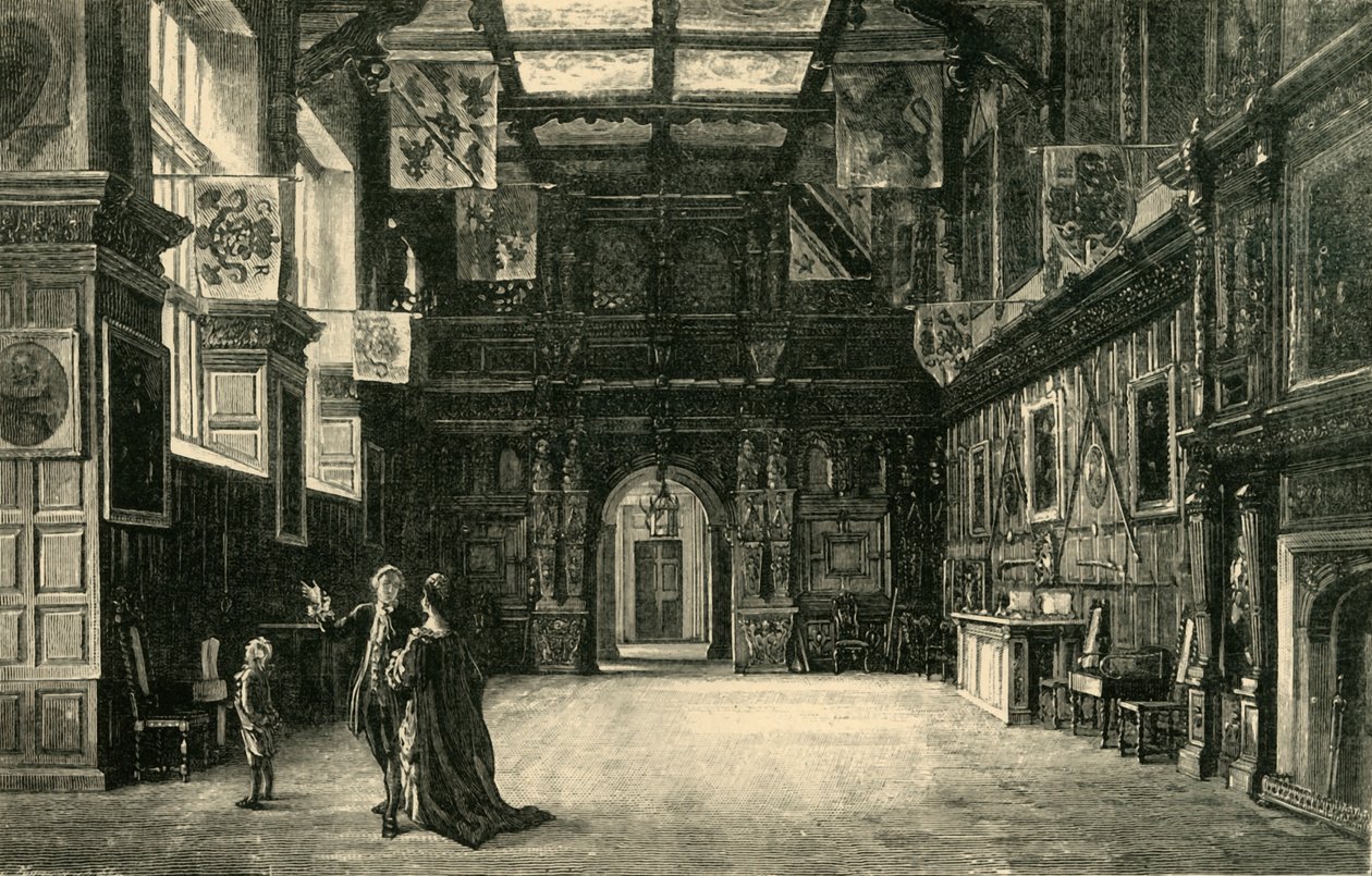 The Hall, Audley End, 1898. alkotó: Unbekannt