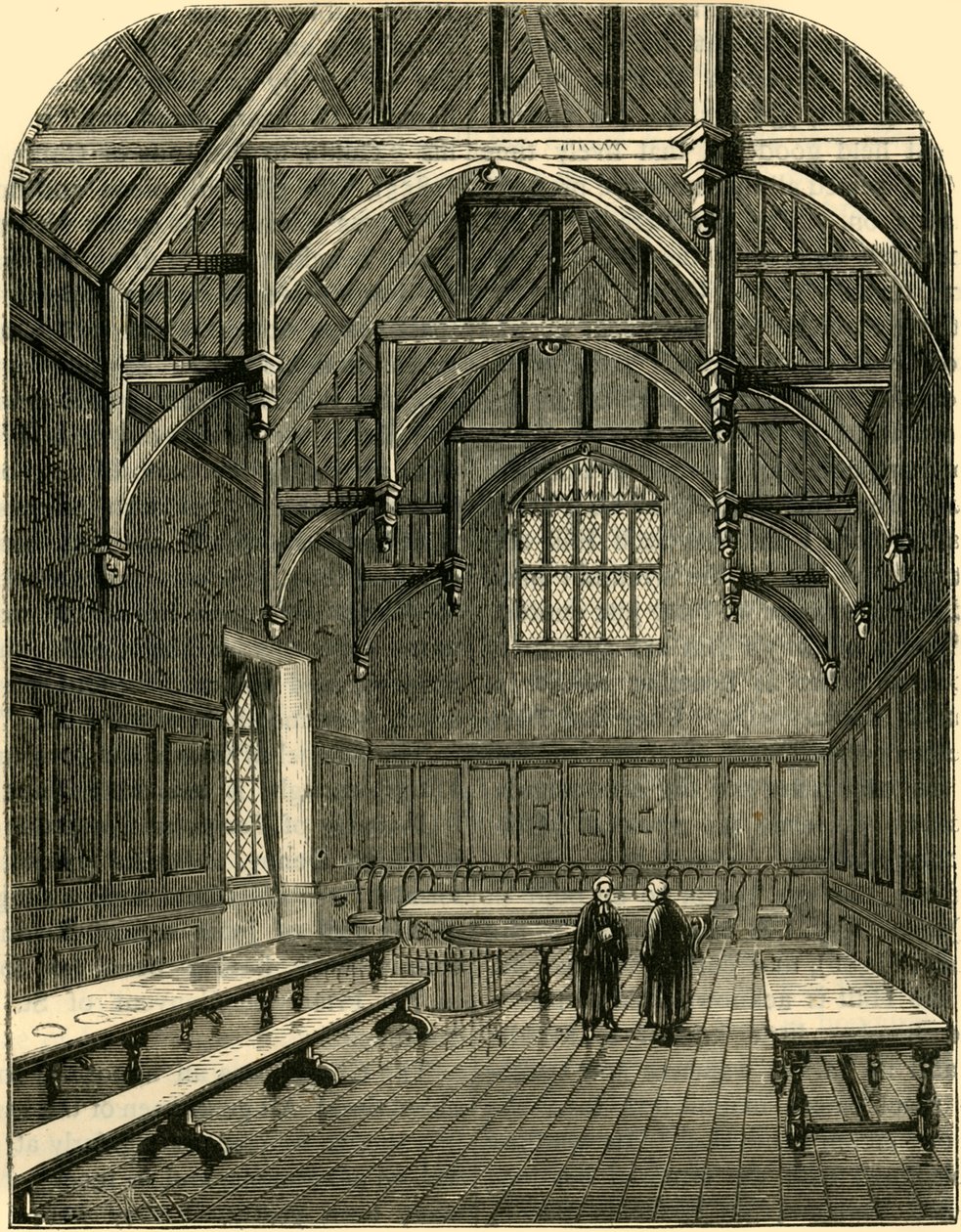 The Hall of Grays Inn, 1872. alkotó: Unbekannt