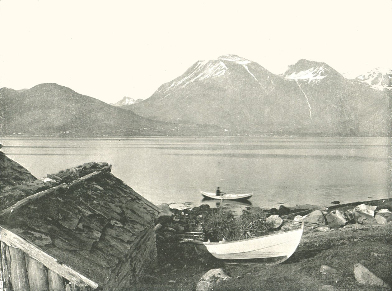 A Hardangerfjord Rosendalban, Norvégiában, 1895. alkotó: Unbekannt