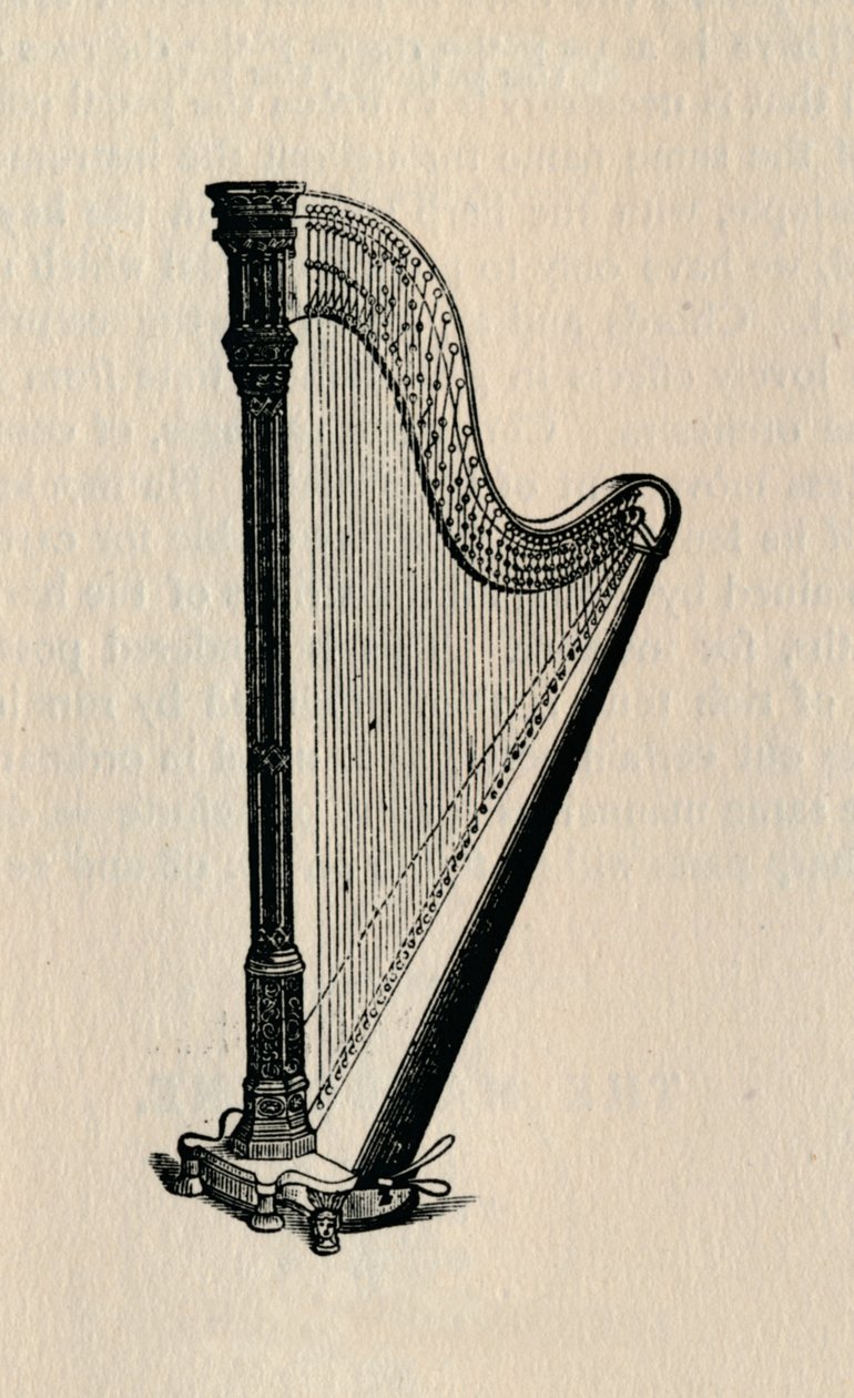 A hárfa, 1895. alkotó: Unbekannt