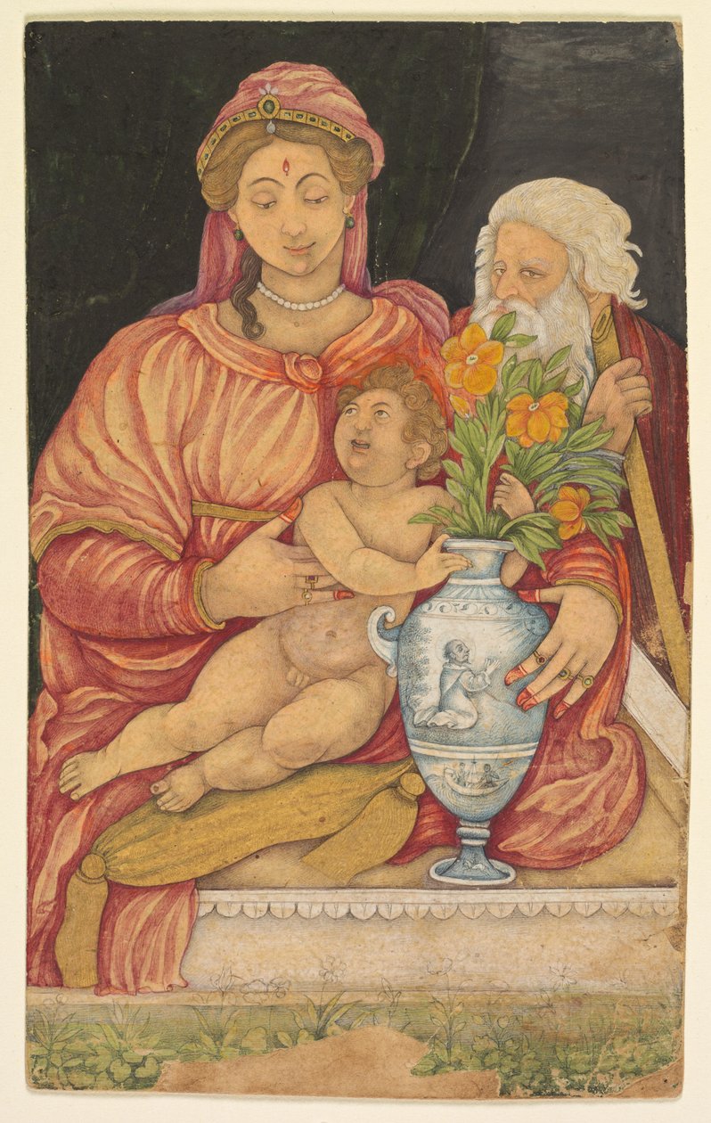A Szent Család, c. 1620-as évek. alkotó: Unbekannt