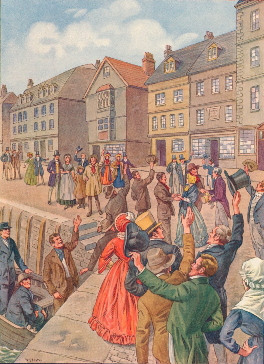 A hazatérés, 1838, 1934 alkotó: Unbekannt