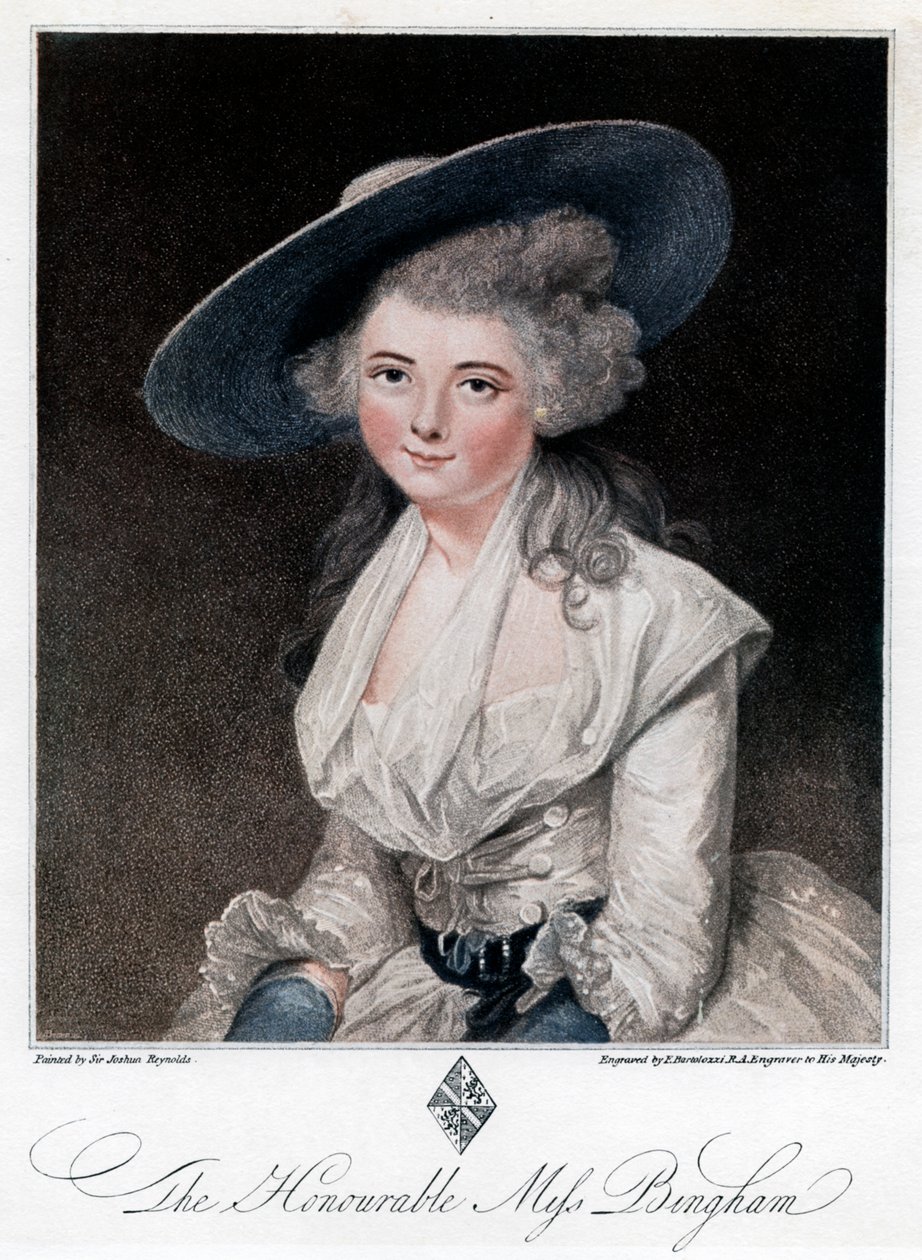 The Honorable Miss Bingham, 18. század, 1901 alkotó: Unbekannt