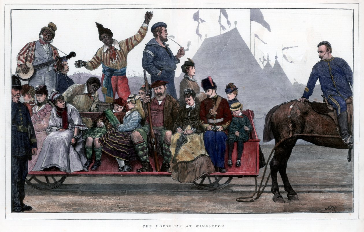 A lovaskocsi Wimbledonban, 1872 alkotó: Unbekannt