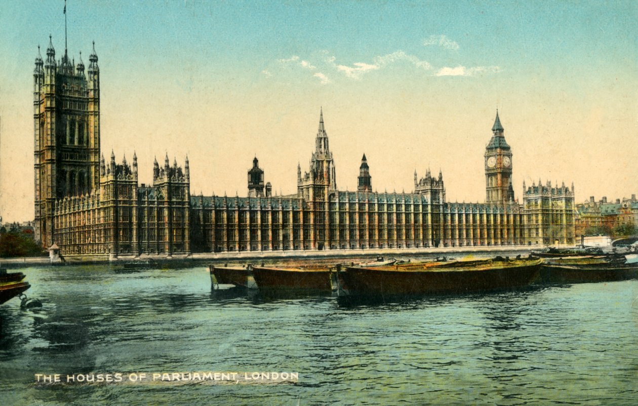 A Parlament háza, London, 1925. alkotó: Unbekannt