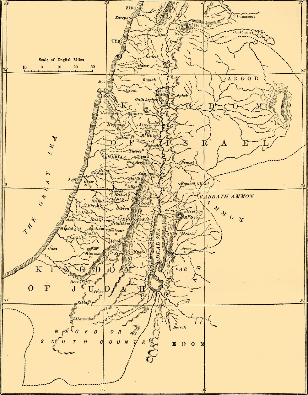 Júda és Izrael Királysága, 1890. alkotó: Unbekannt