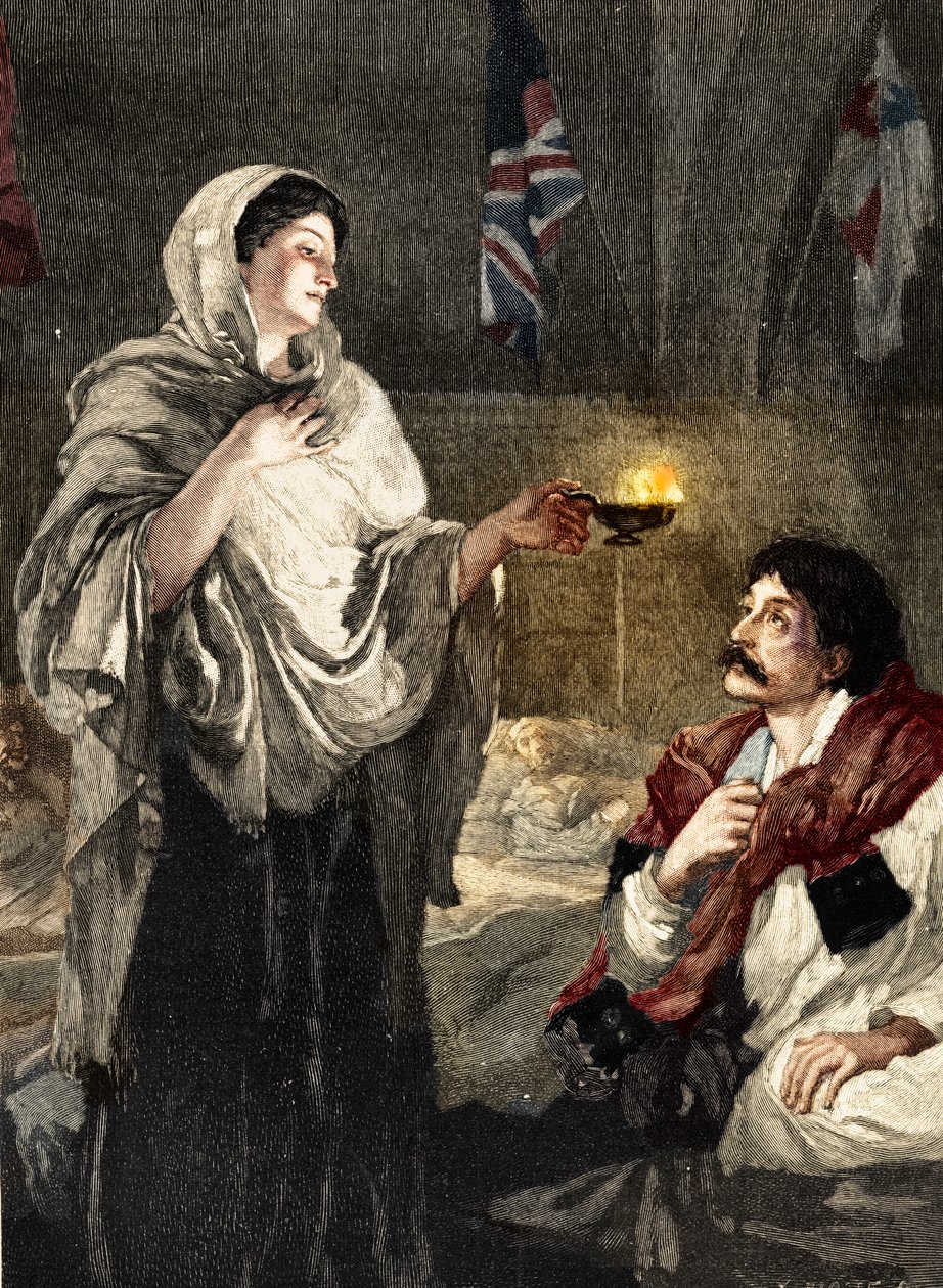A hölgy a lámpával, c1880 alkotó: Unbekannt