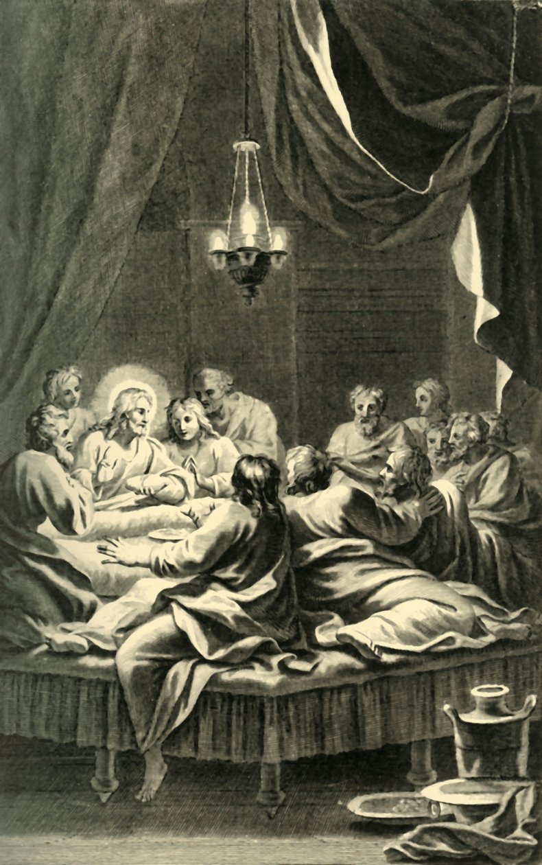 Utolsó vacsora, 17. század, 1908. alkotó: Unbekannt