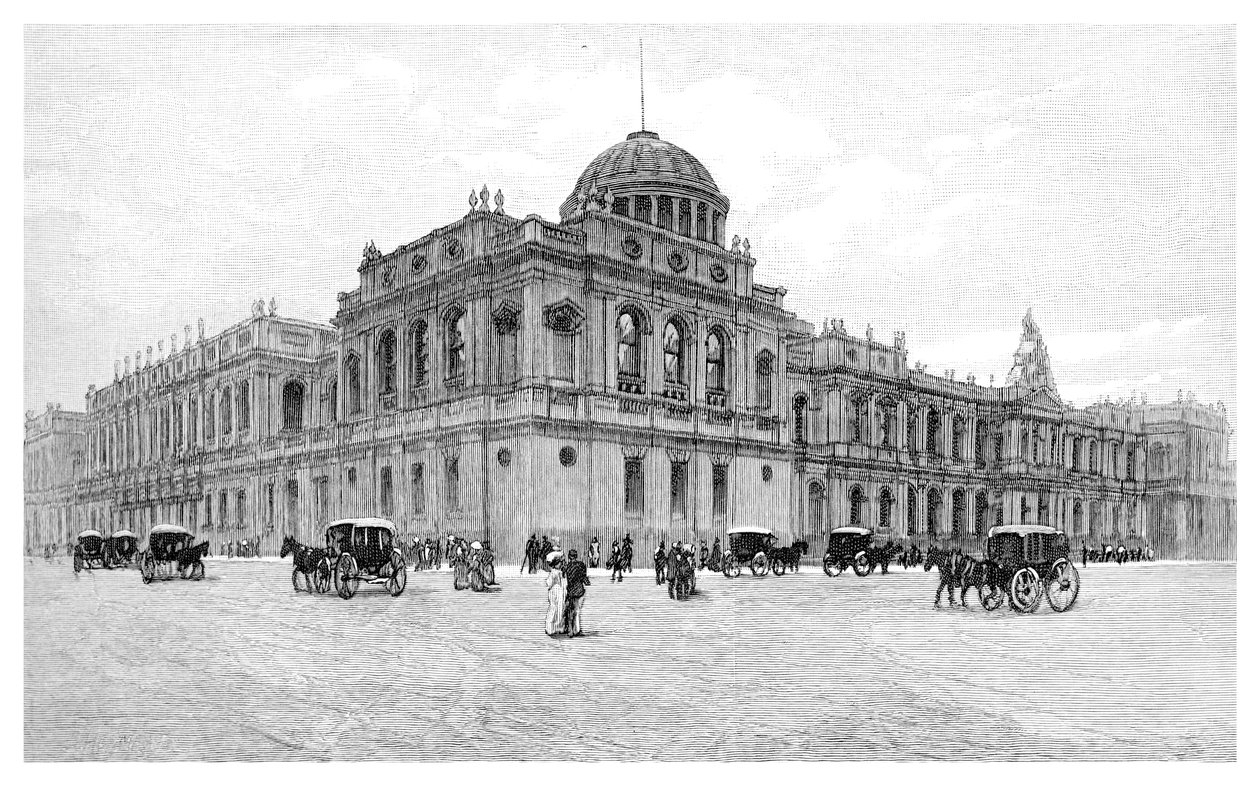 The Law Courts, Melbourne, Victoria, Ausztrália, 1886 alkotó: Unbekannt