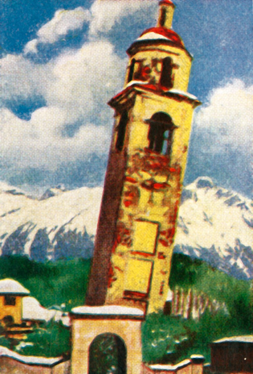 St Moritz ferde tornya, 1928. alkotó: Unbekannt