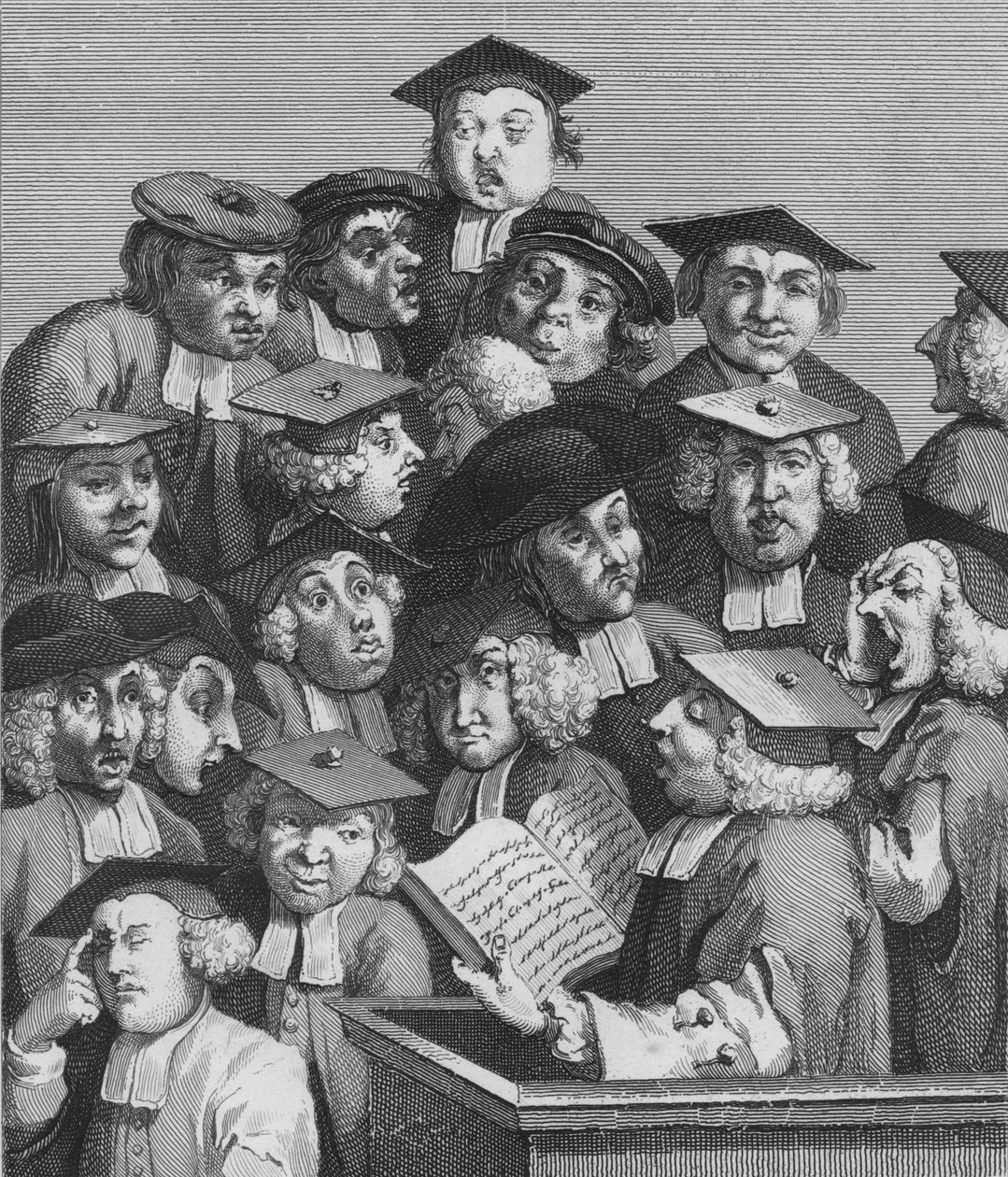 Az előadás, 1736, 1830-as évek. alkotó: Unbekannt