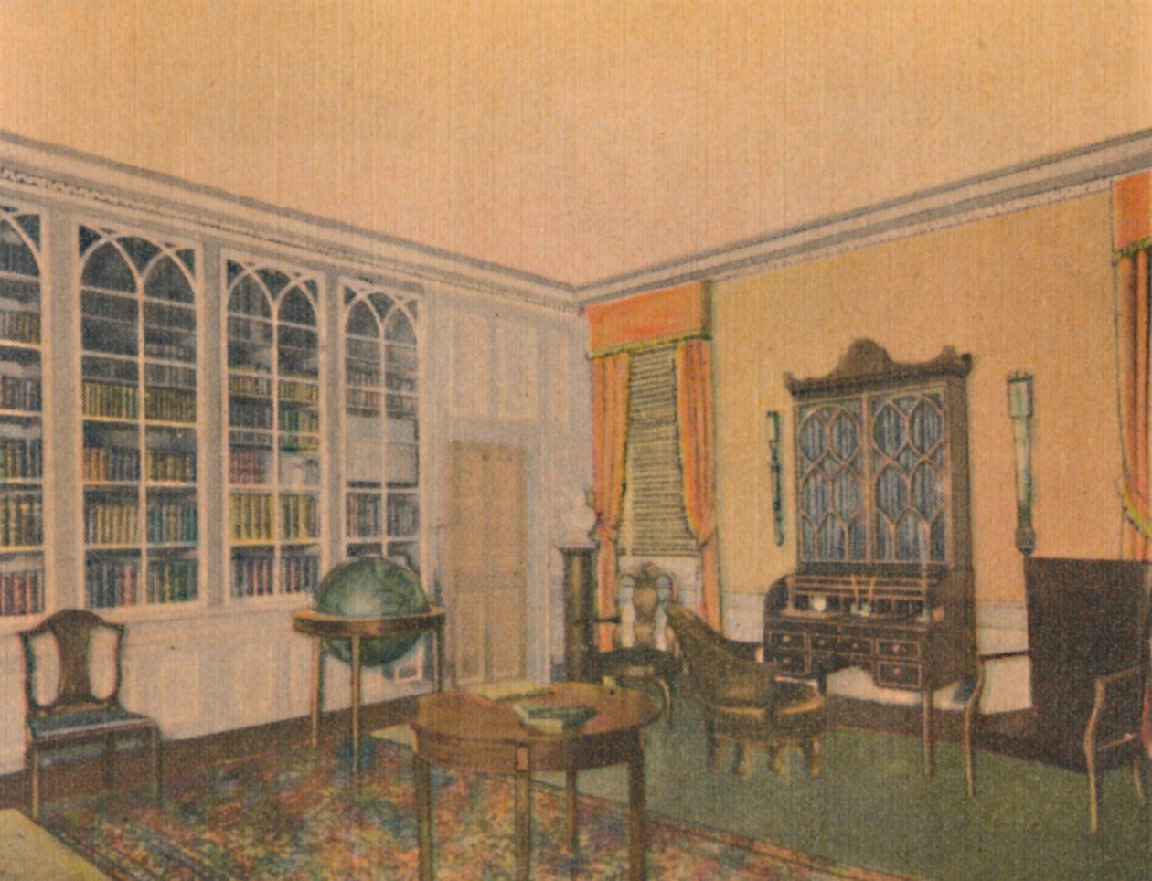 A könyvtár, 1946 alkotó: Unbekannt