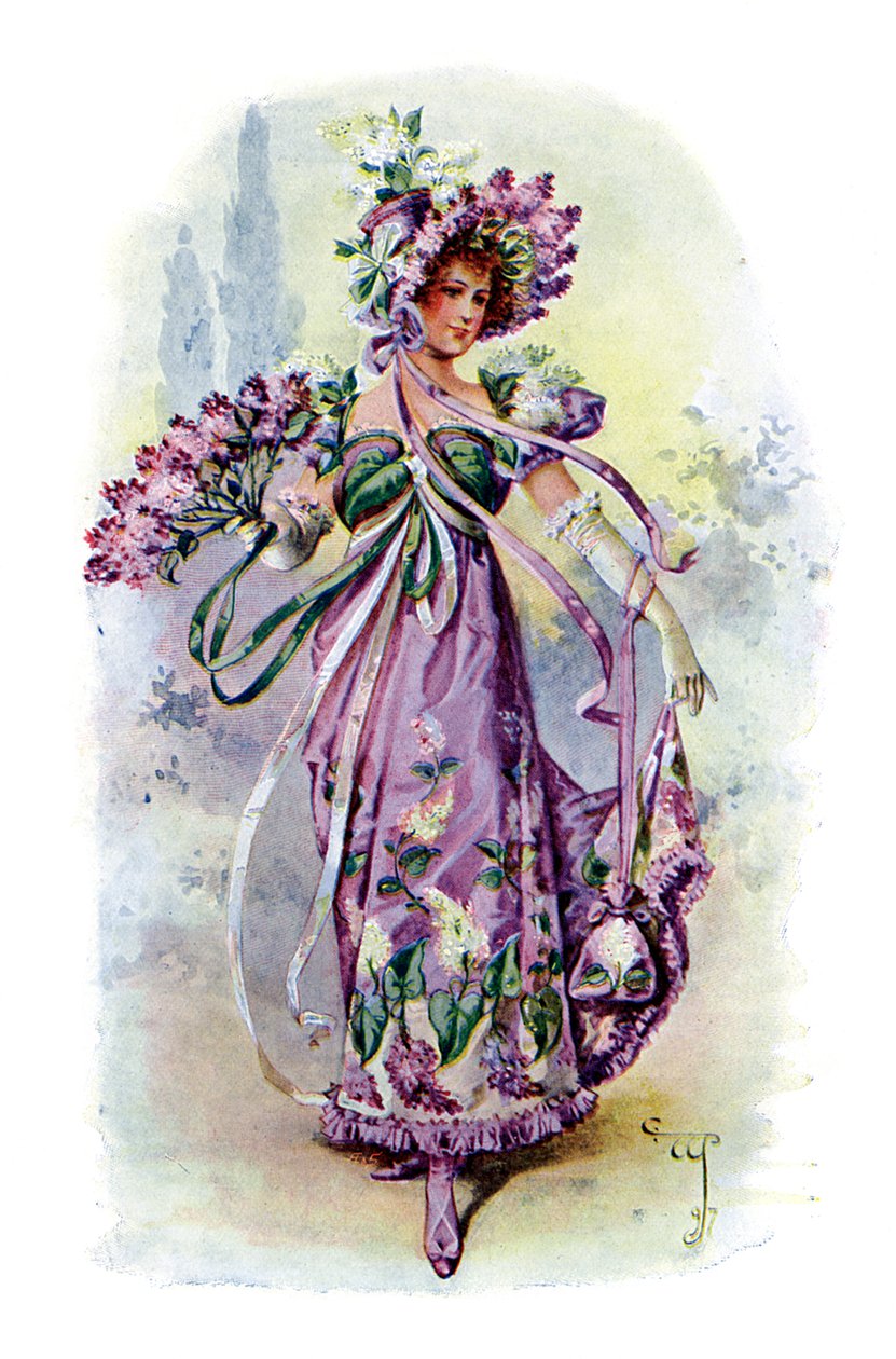A lila, 1899 alkotó: Unbekannt