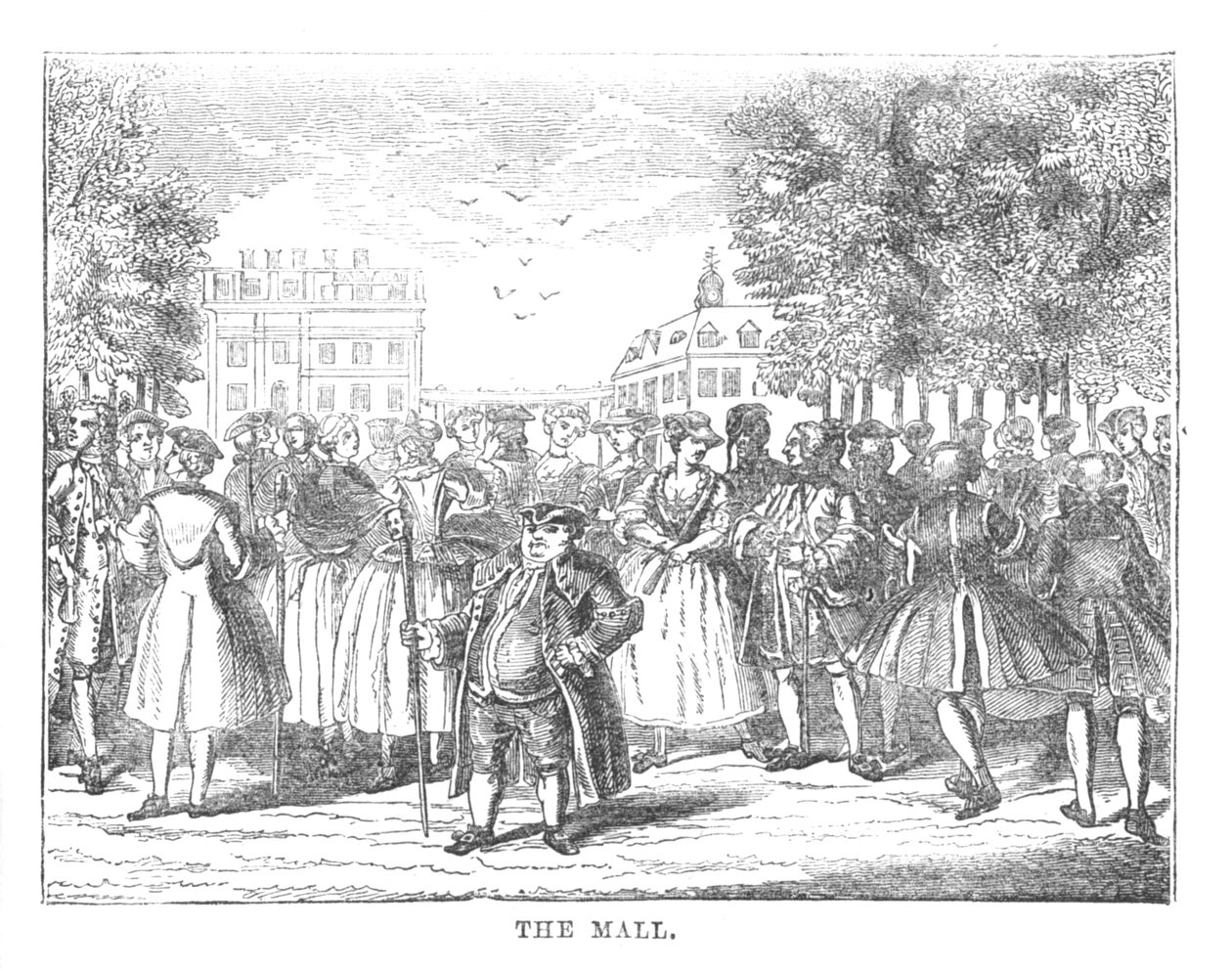 The Mall, 1870 alkotó: Unbekannt