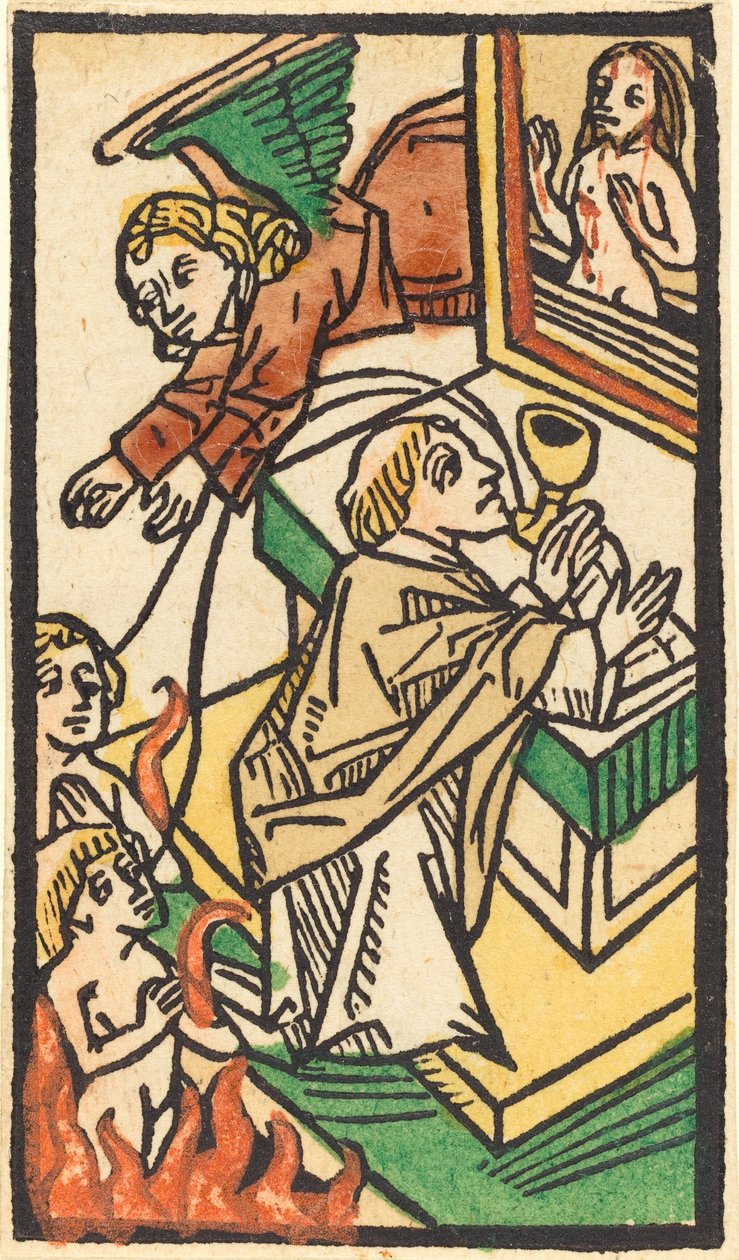 Szent Gergely mise, 14701480. alkotó: Unbekannt