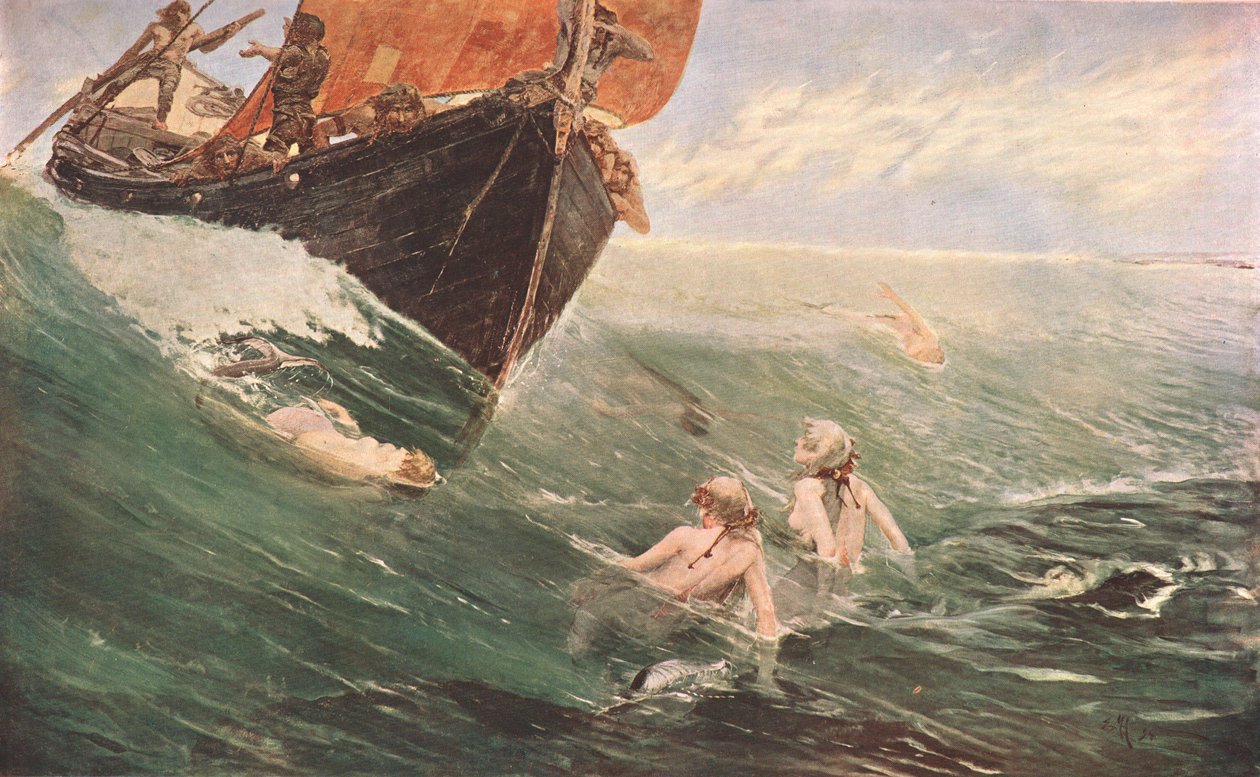 The Mermaids Rock, 1894, c1902. alkotó: Unbekannt