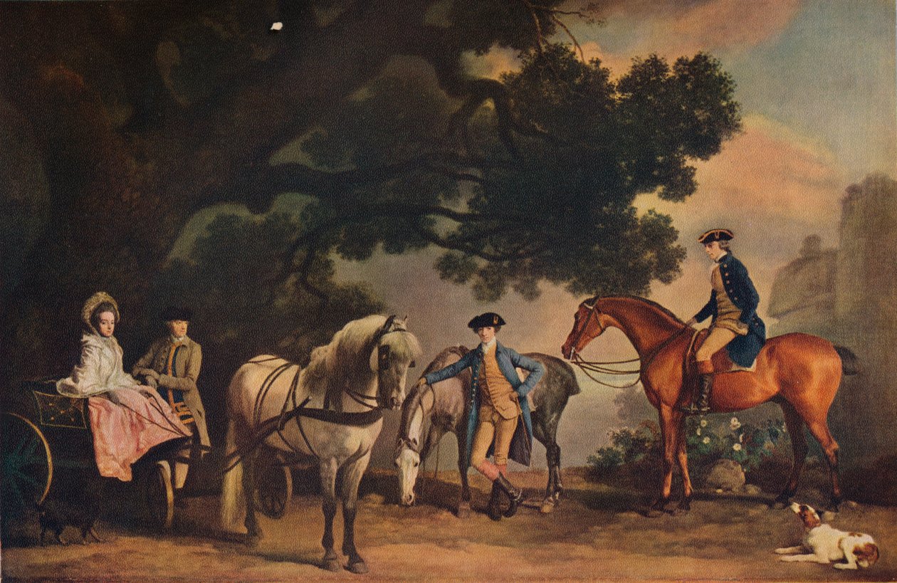 The Milbanke and Melbourne Families, 1796, 1929 alkotó: Unbekannt