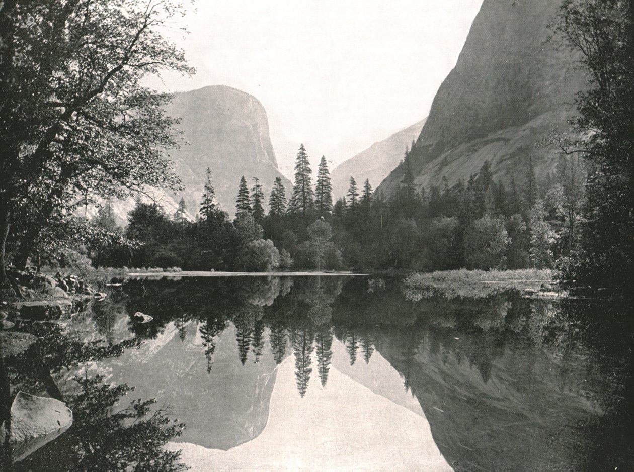 The Mirror Lake, Yosemite Valley, USA, 1895. alkotó: Unbekannt