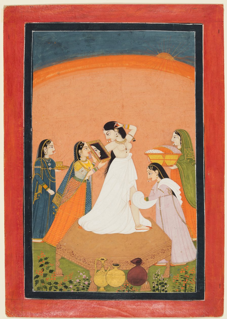 A reggeli vécé, 1810-25. alkotó: Unbekannt