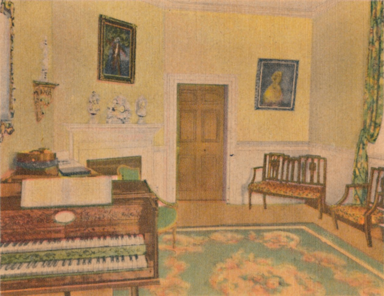A Zeneszoba, 1946 alkotó: Unbekannt