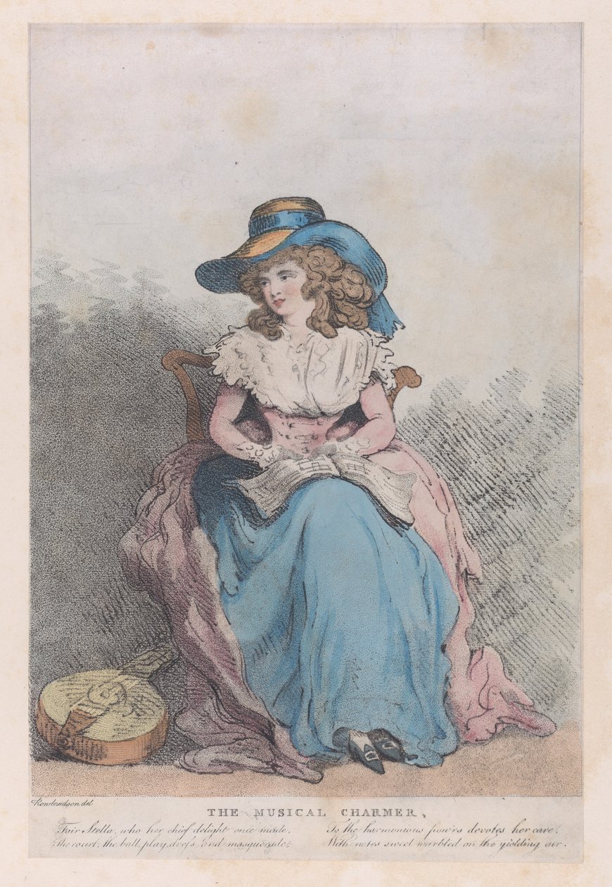 A Musical Charmer, kb. 1793., kb. 1793. alkotó: Unbekannt