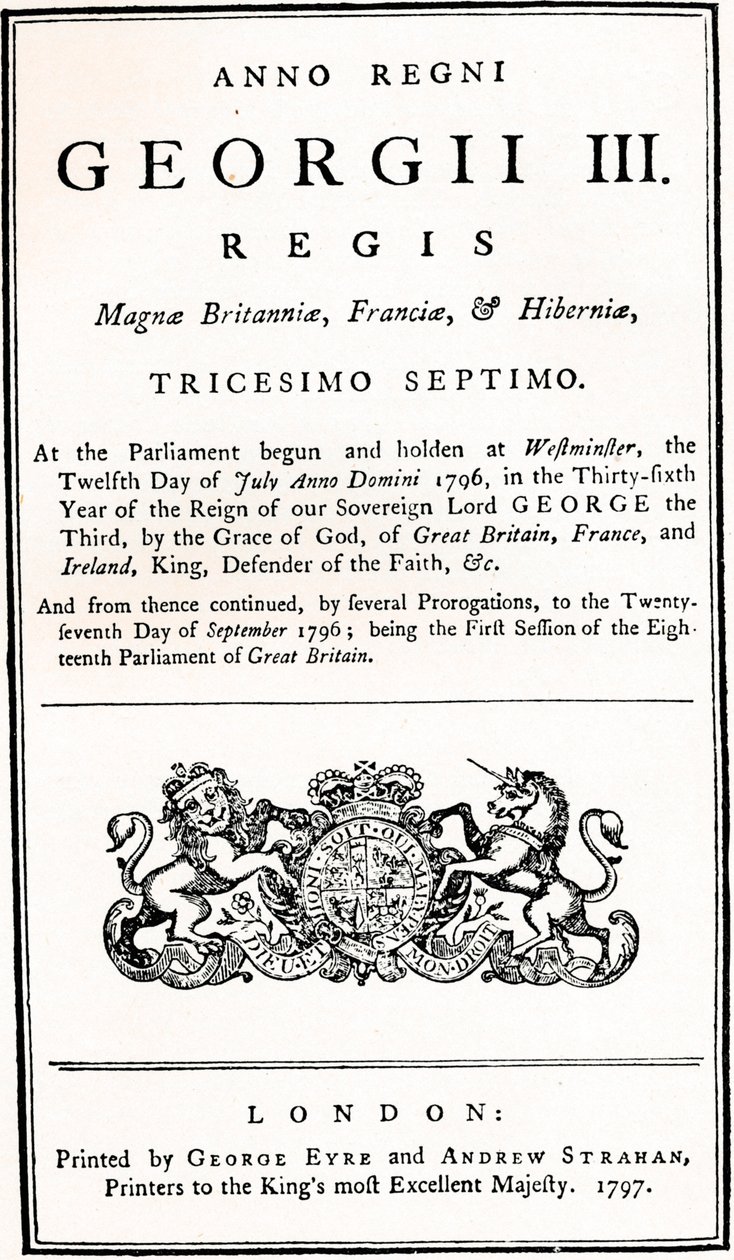 The Mutiny Act, 1797, 1934 alkotó: Unbekannt
