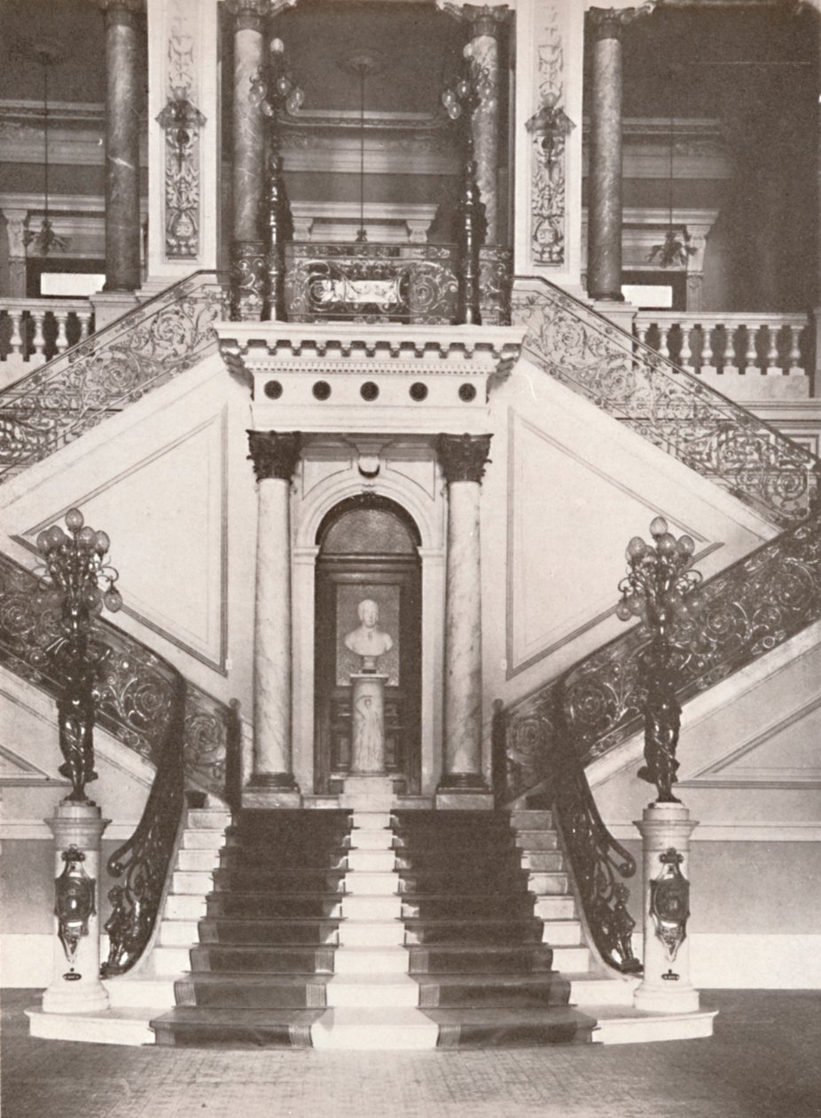A Nemzeti Könyvtár lépcsőháza, 1914 alkotó: Unbekannt