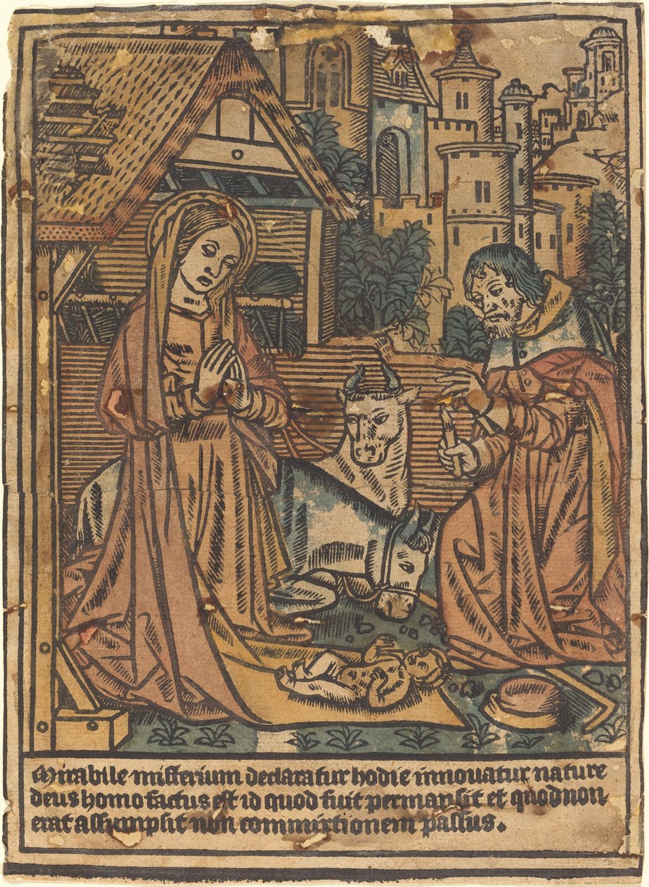Születés, 14901500. alkotó: Unbekannt