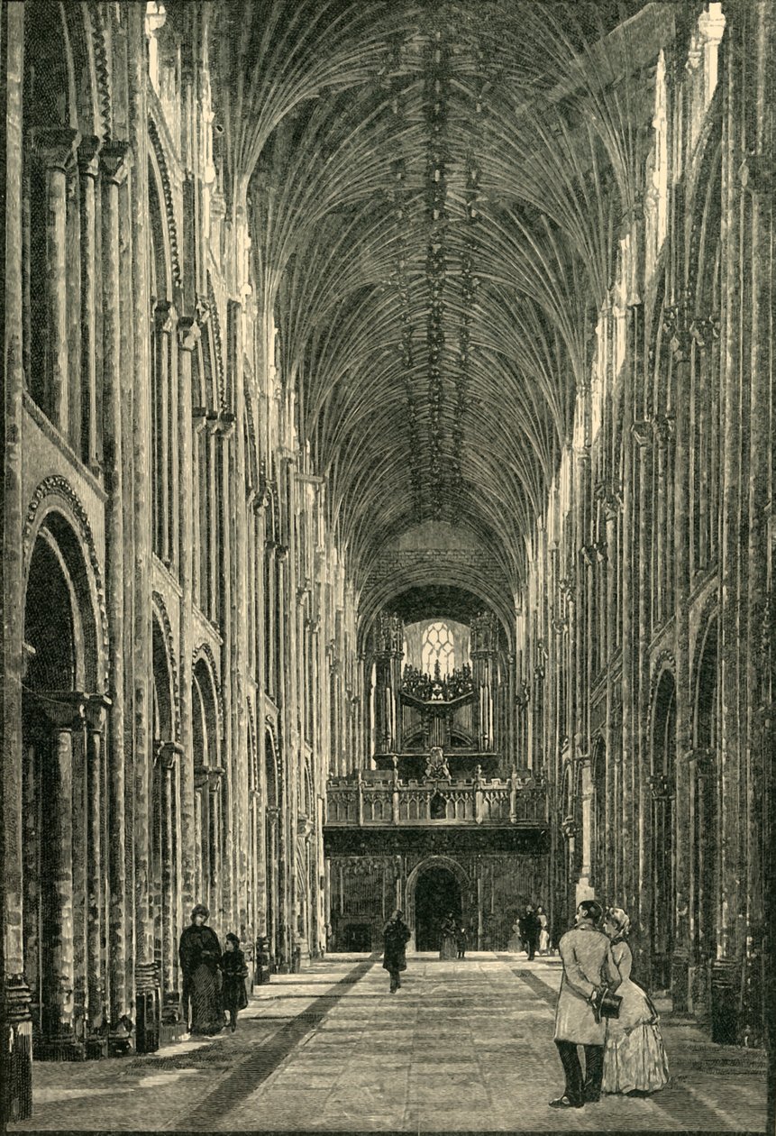 The Nave, Norwich Cathedral, 1898. alkotó: Unbekannt