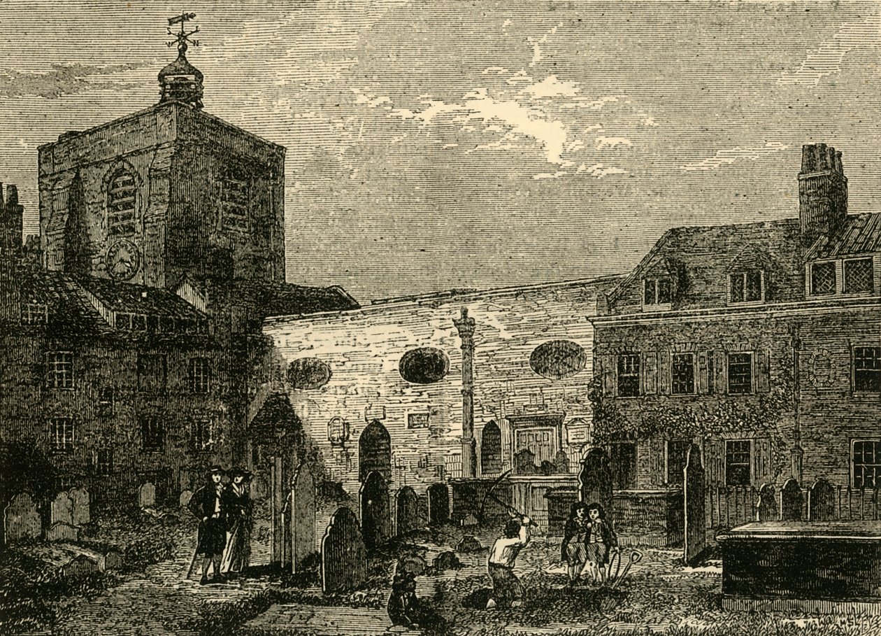 Szent Jakab régi temploma, Clerkenwell, 1872. alkotó: Unbekannt